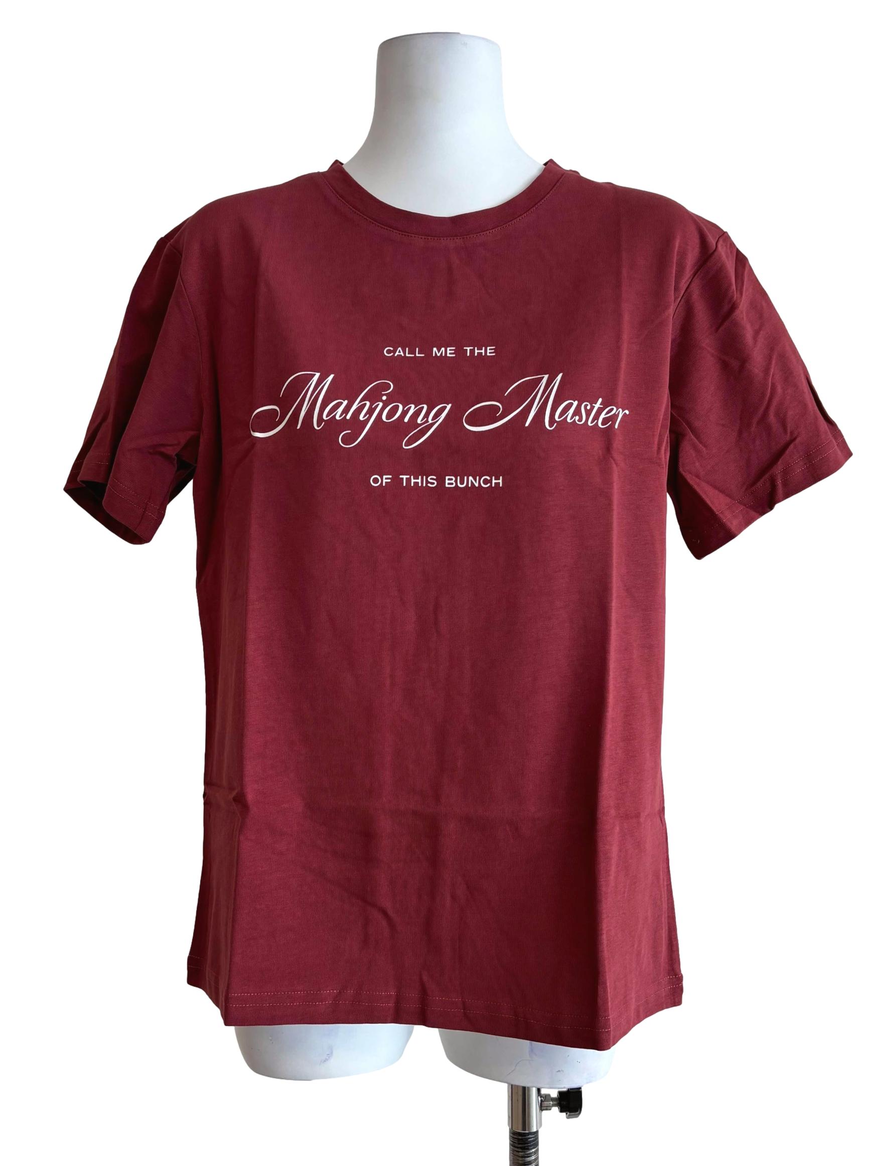 Red Personali-Tees - Mahjong Master