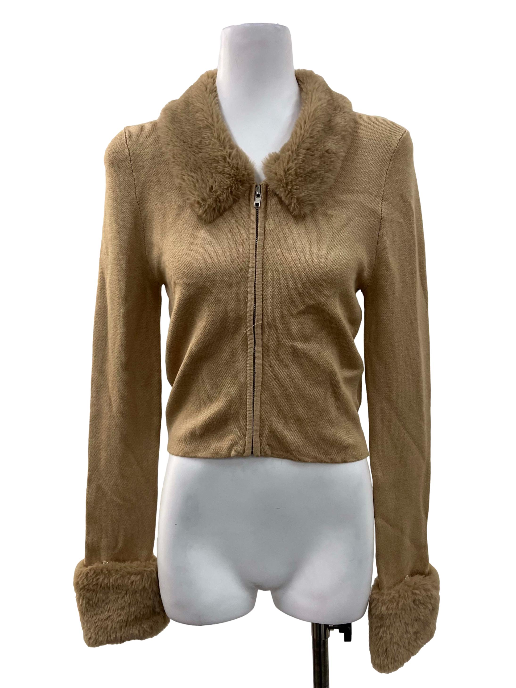 Brown Longsleeve Furry Top