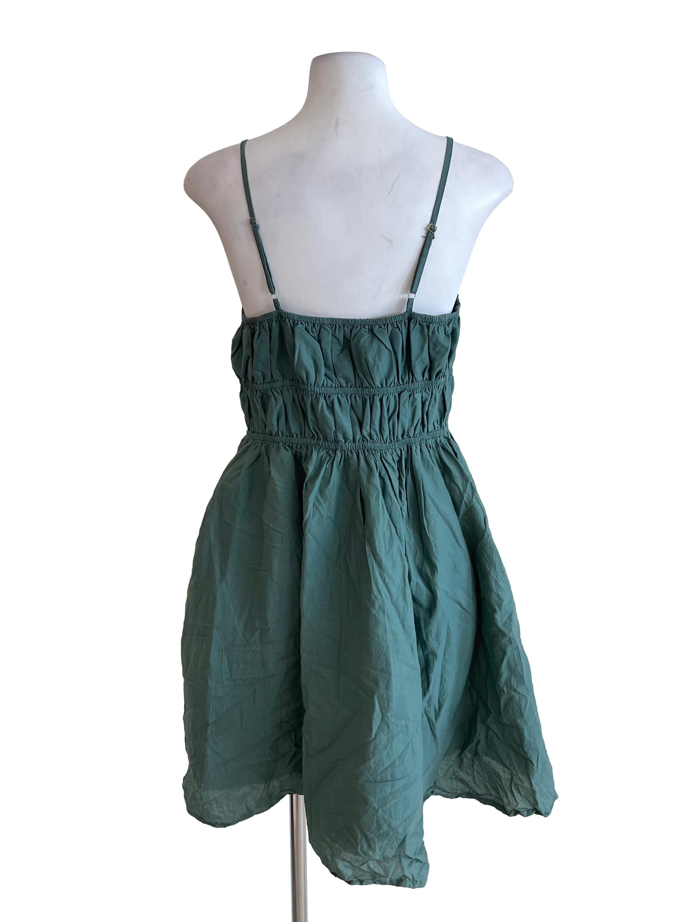 Basil Milkmaid Cami Dress