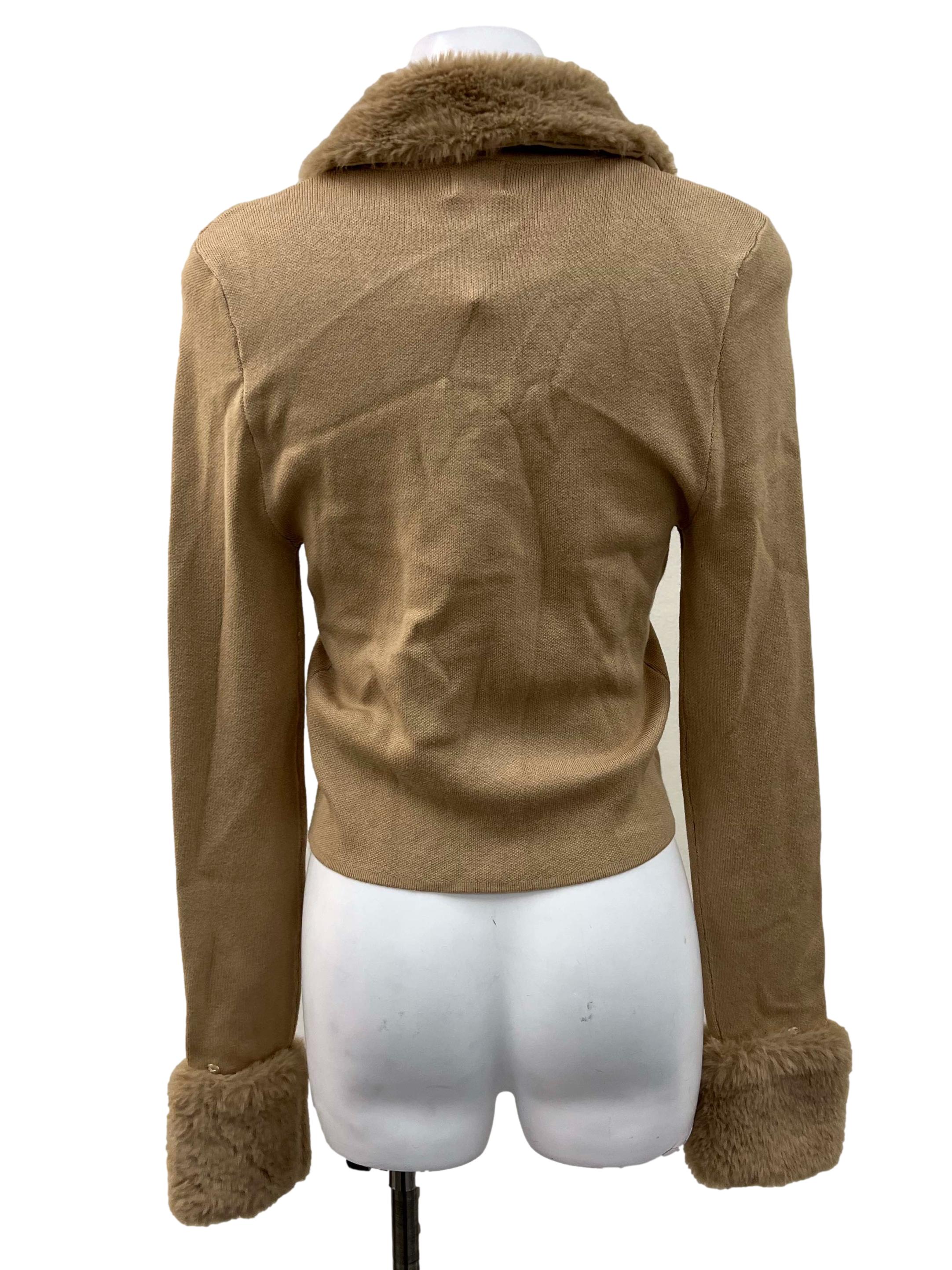 Brown Longsleeve Furry Top