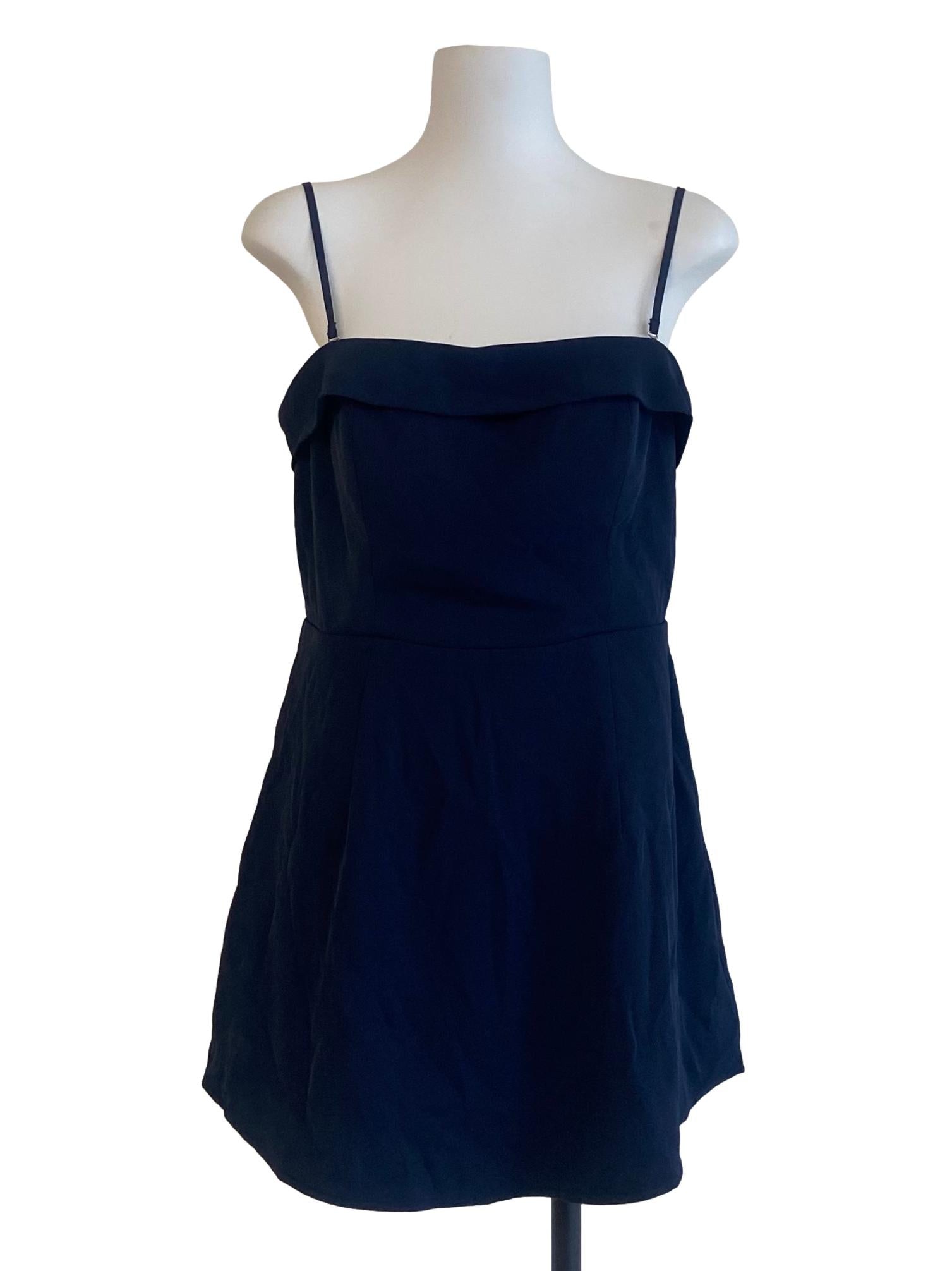 Navy Blue Apron Dress