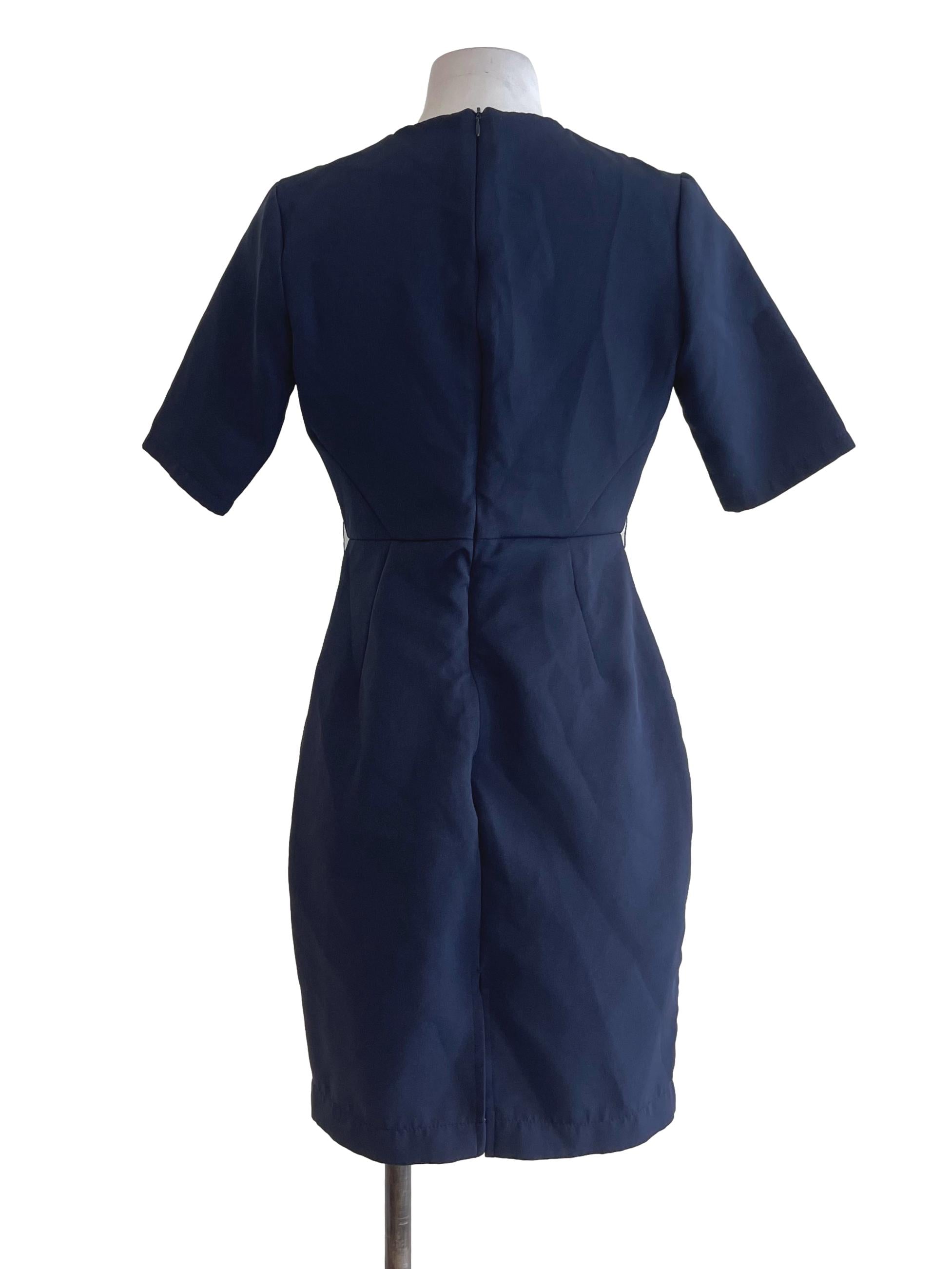 Navy Blue Basic Dress