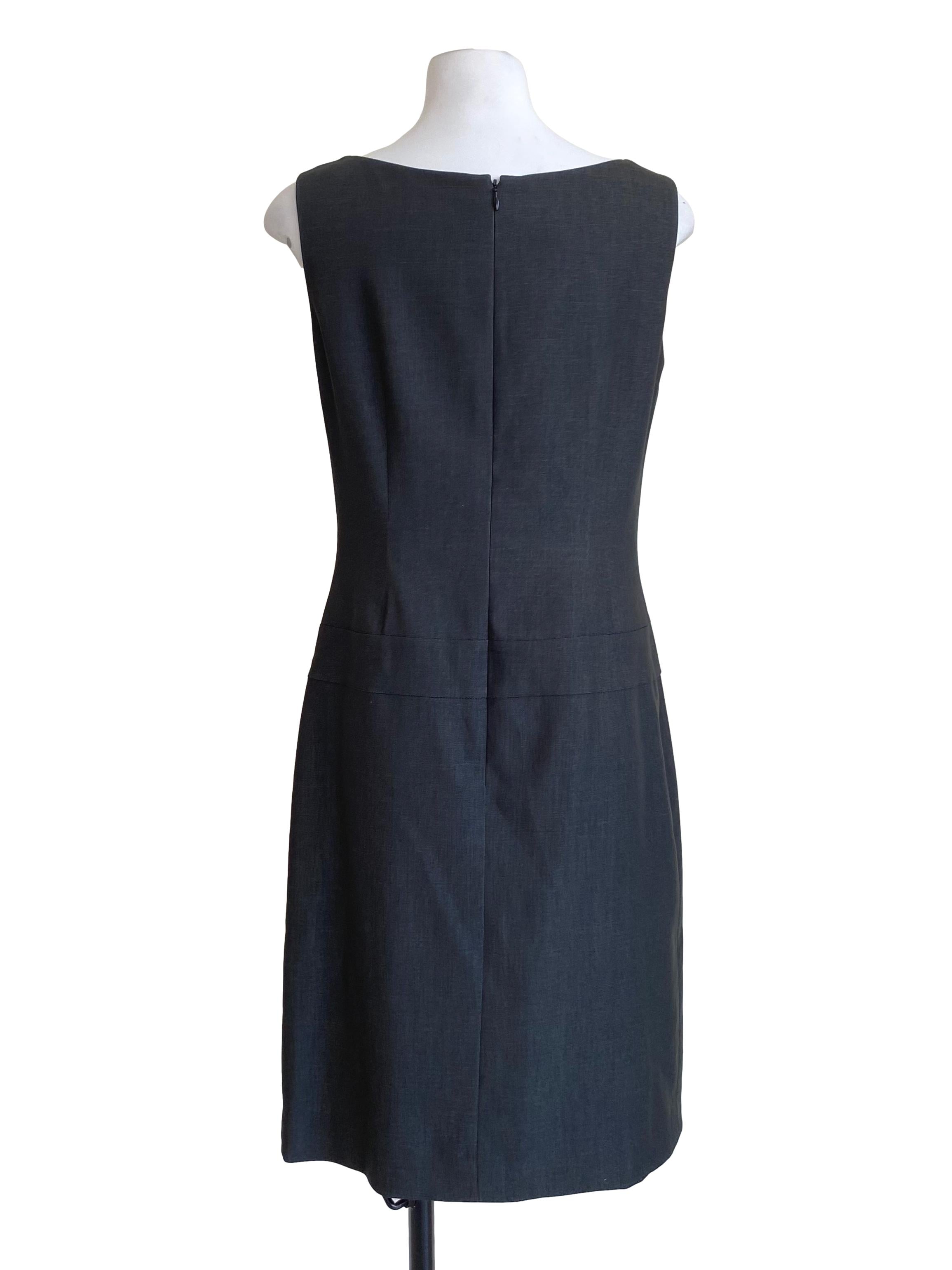 Office Grey Pegged Dress
