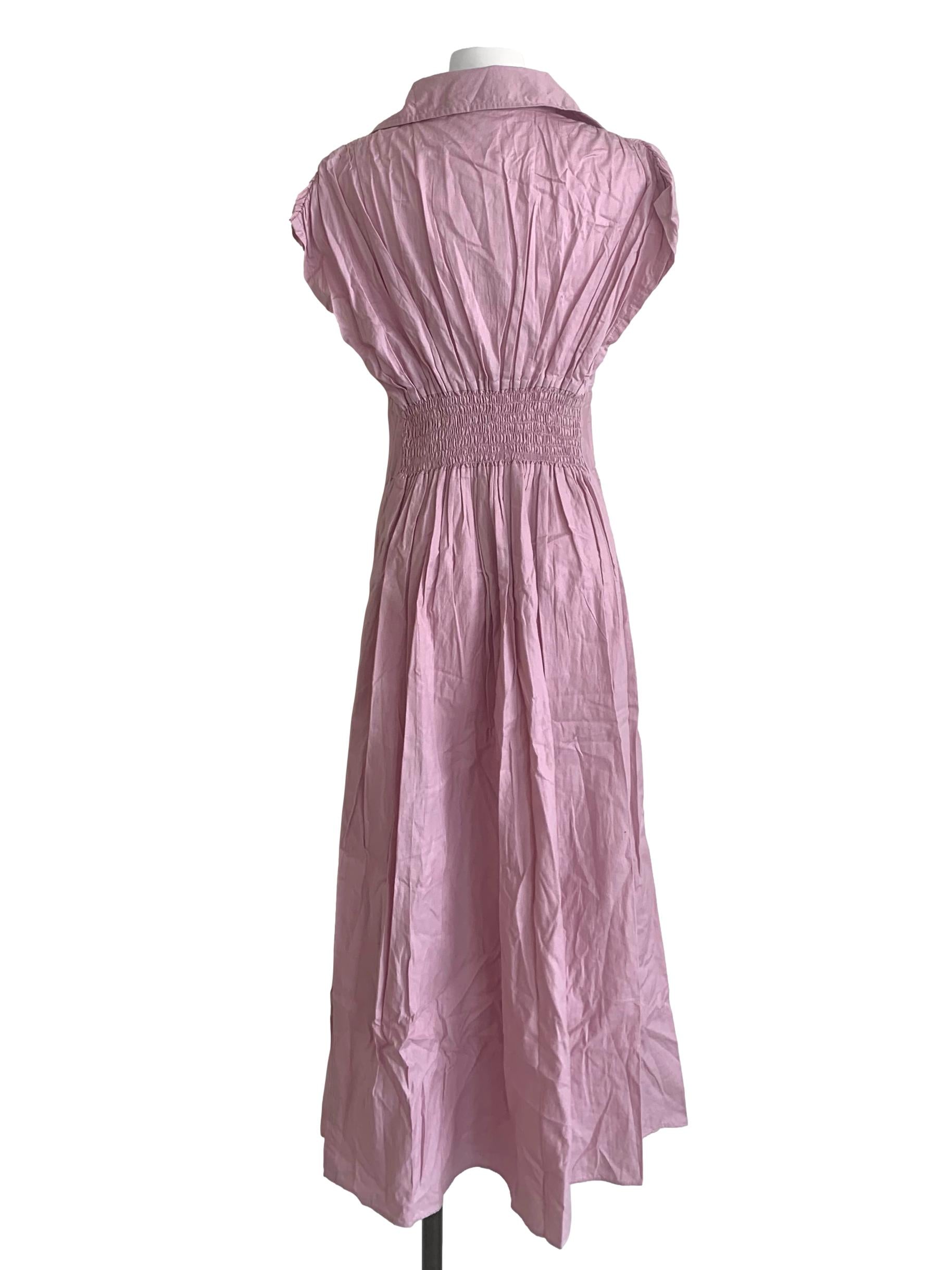 Lemonade Pink Shirt Dress