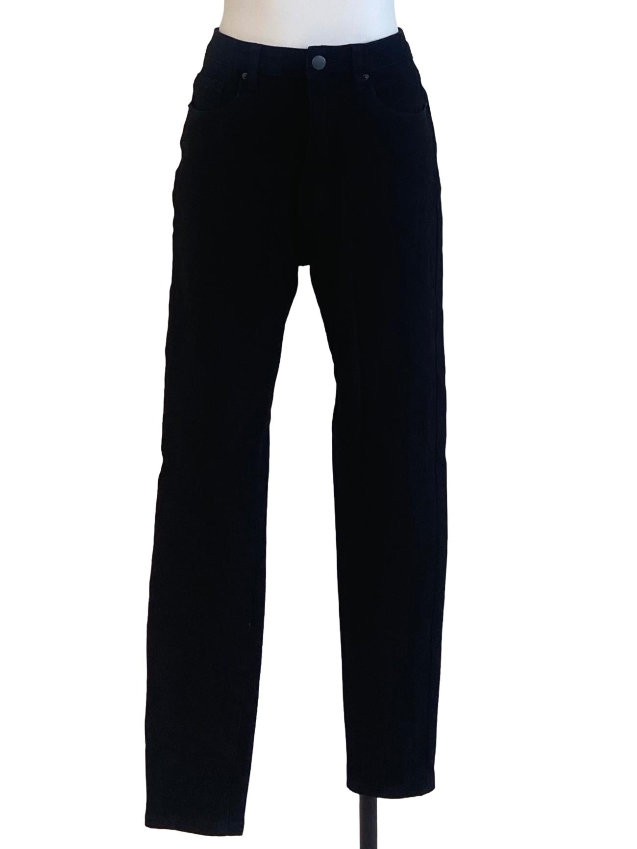Black Twill Skinny Jeans LB