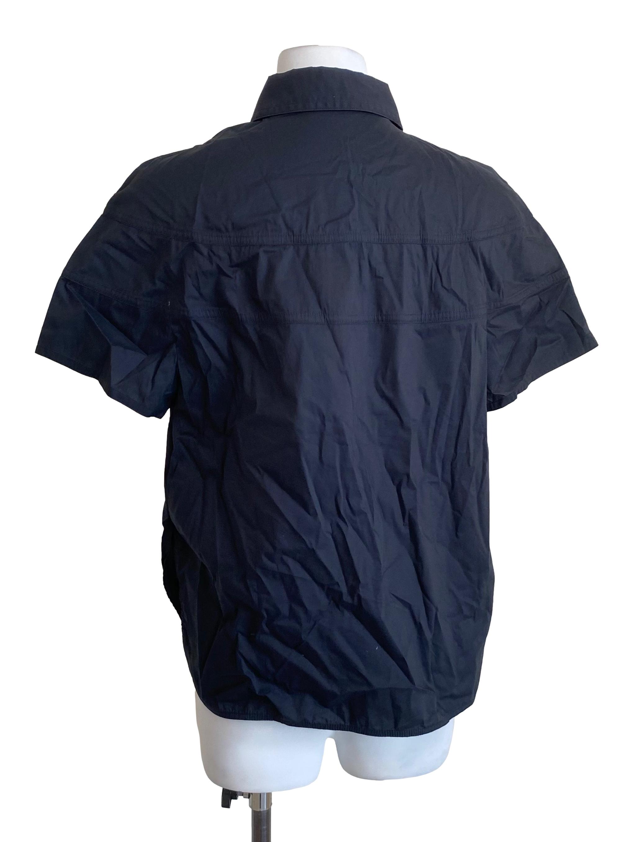 Cold Black Collared Shirt