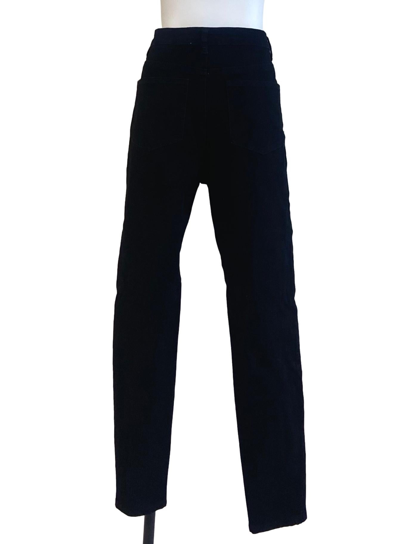Black Twill Skinny Jeans LB