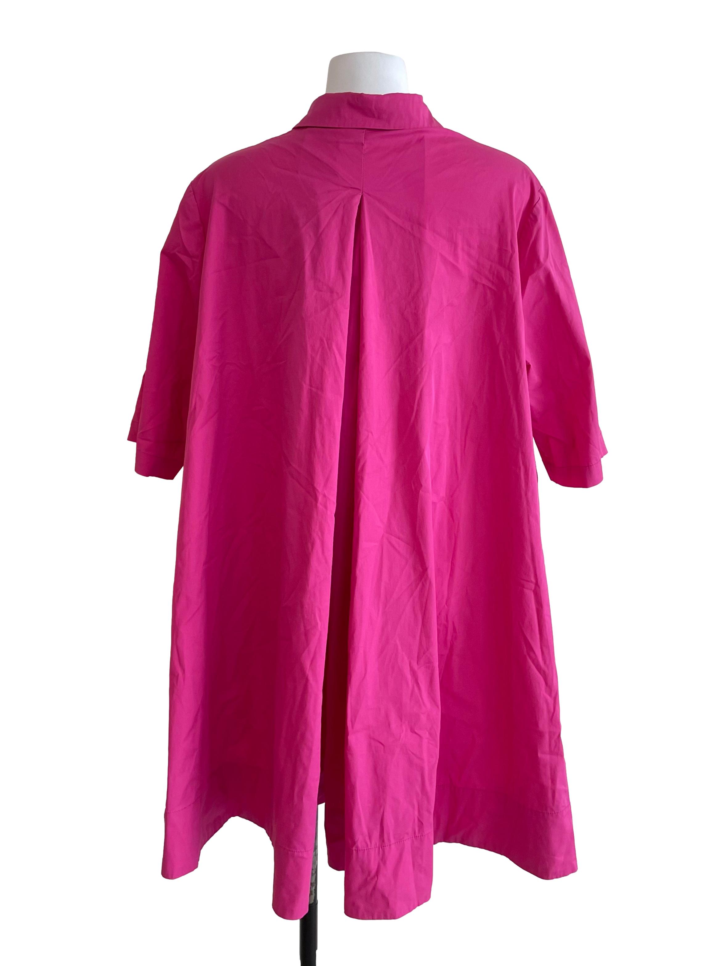 Hot Pink Tent Shirt Dress