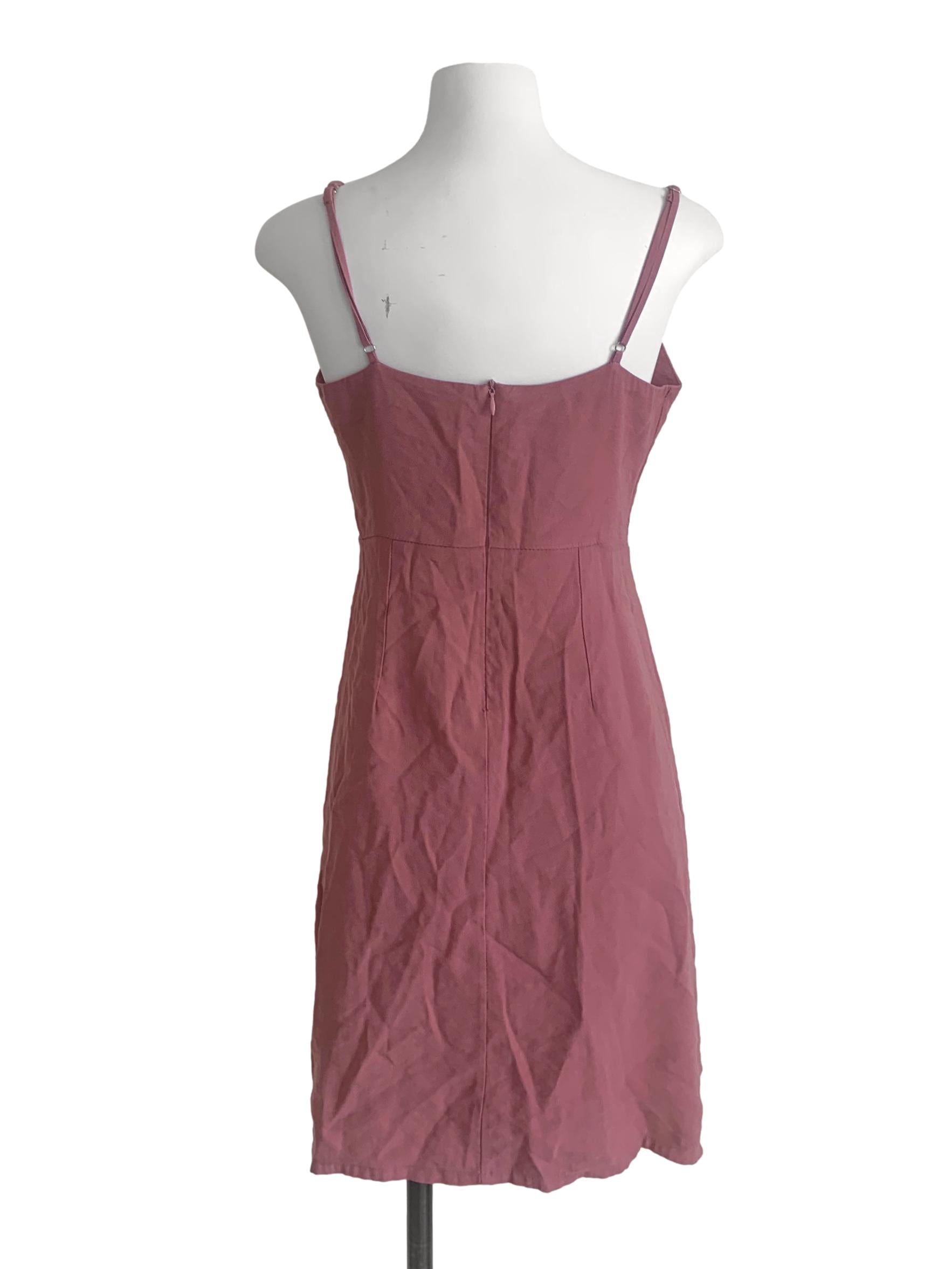 Lipstick Red Spaghetti Strap Dress TEM