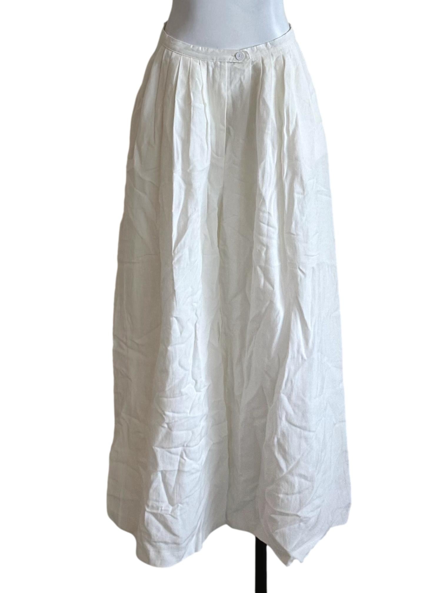Off White Wide Leg Pants TEM