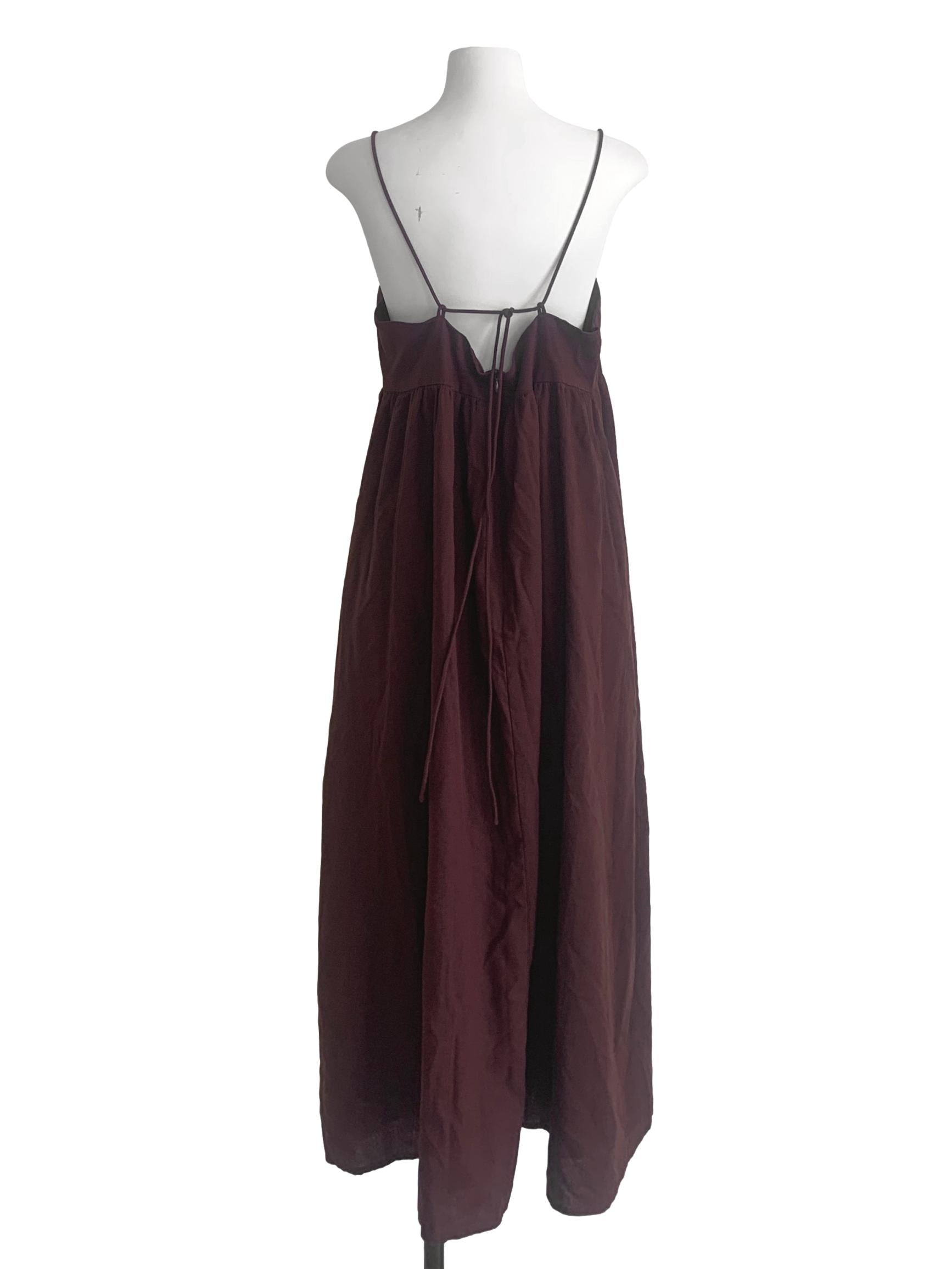 Cinnamon Brown Bouffant Dress