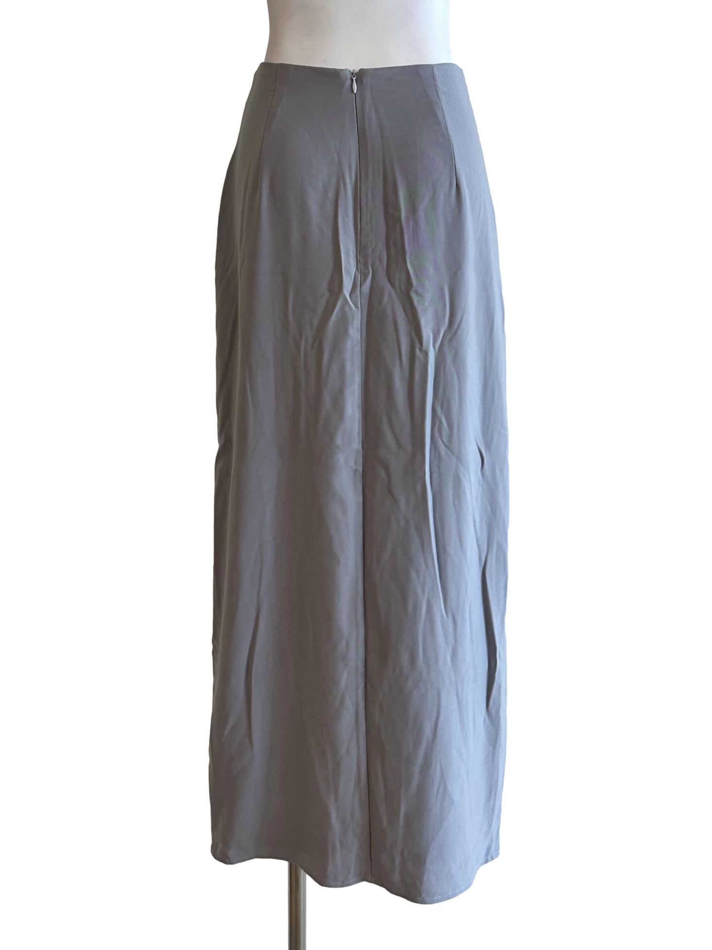 Slate Blue Long Skirt