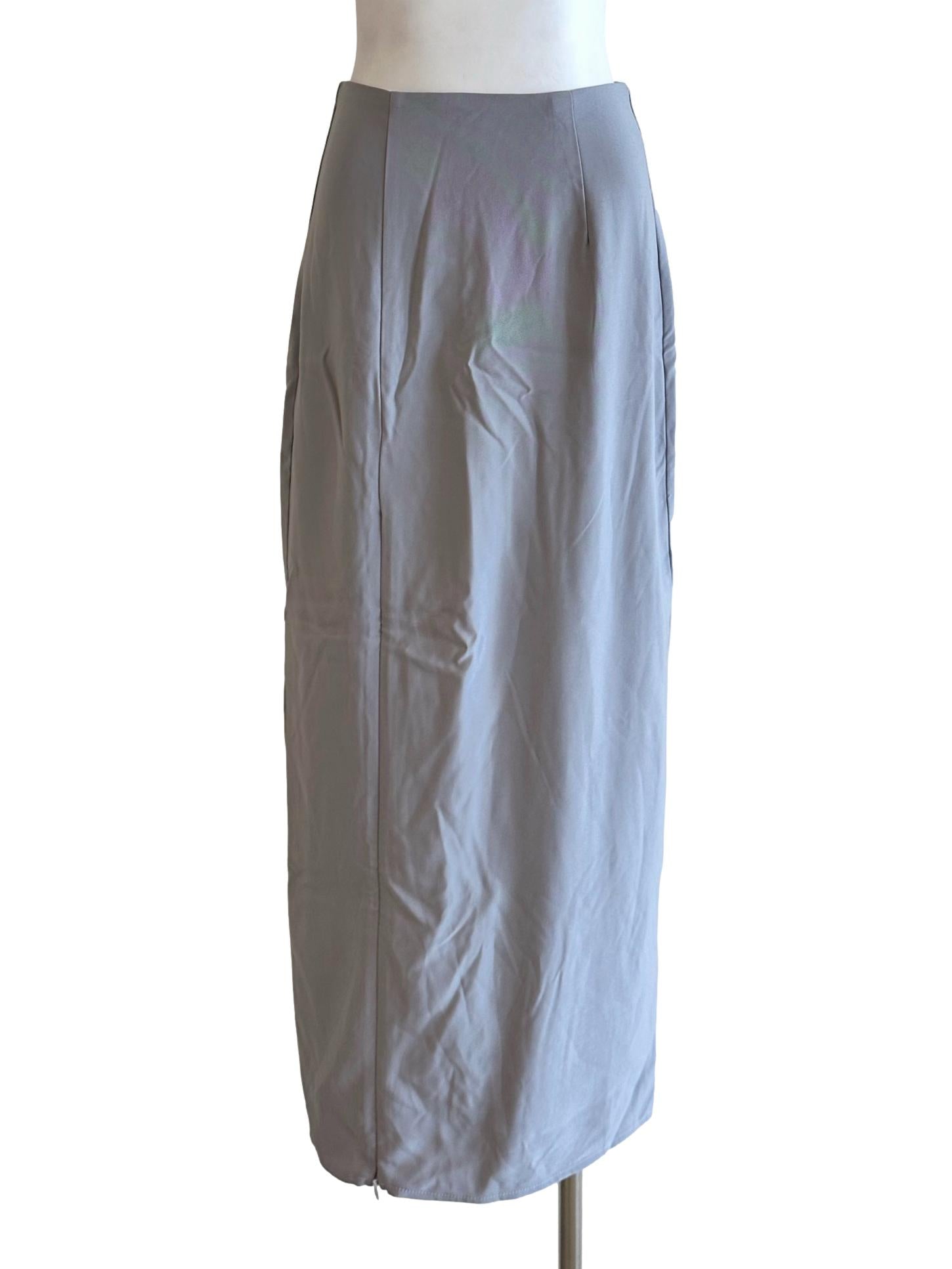 Slate Blue Long Skirt