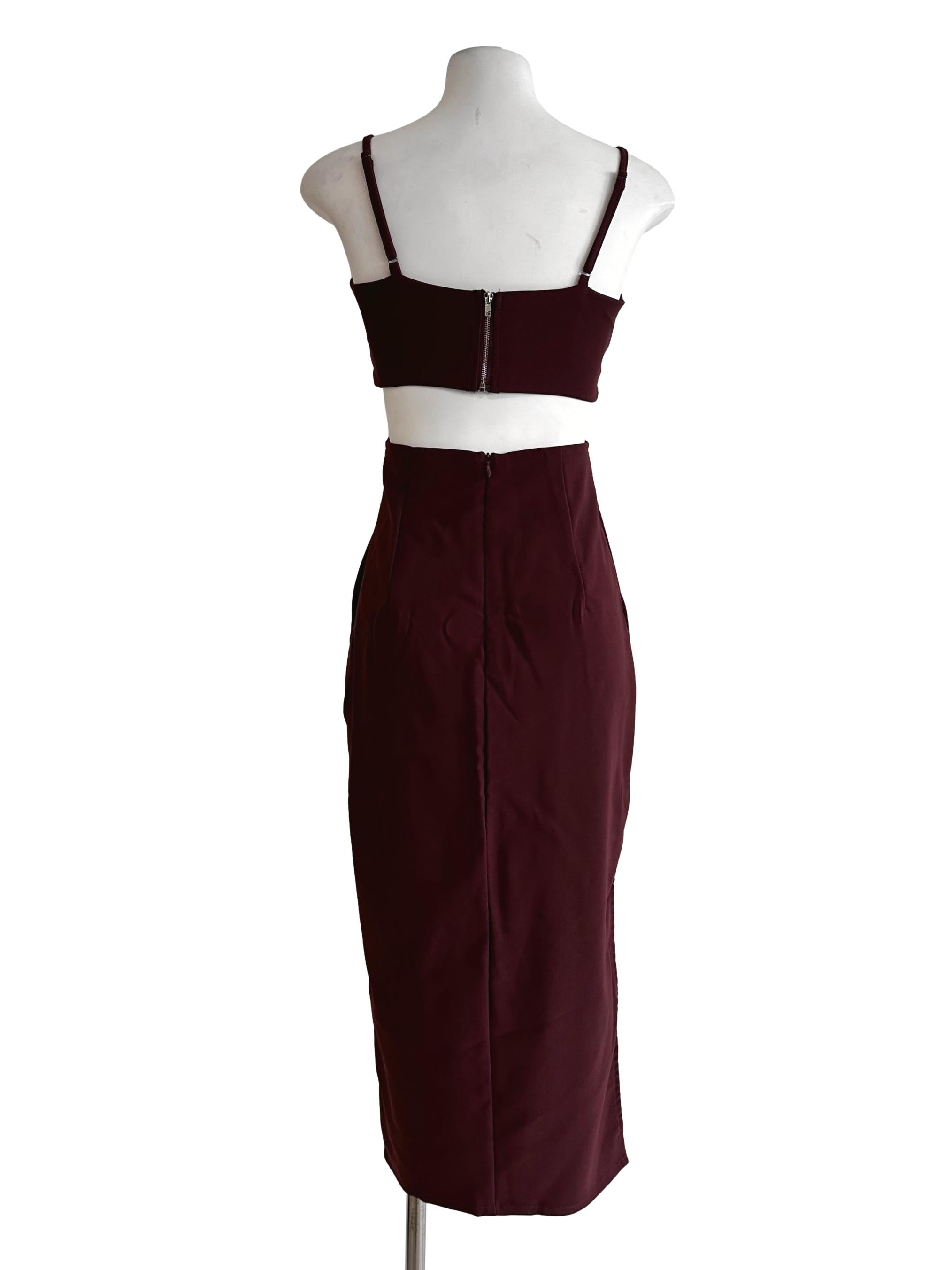 Jam Red Cut-Out Dress