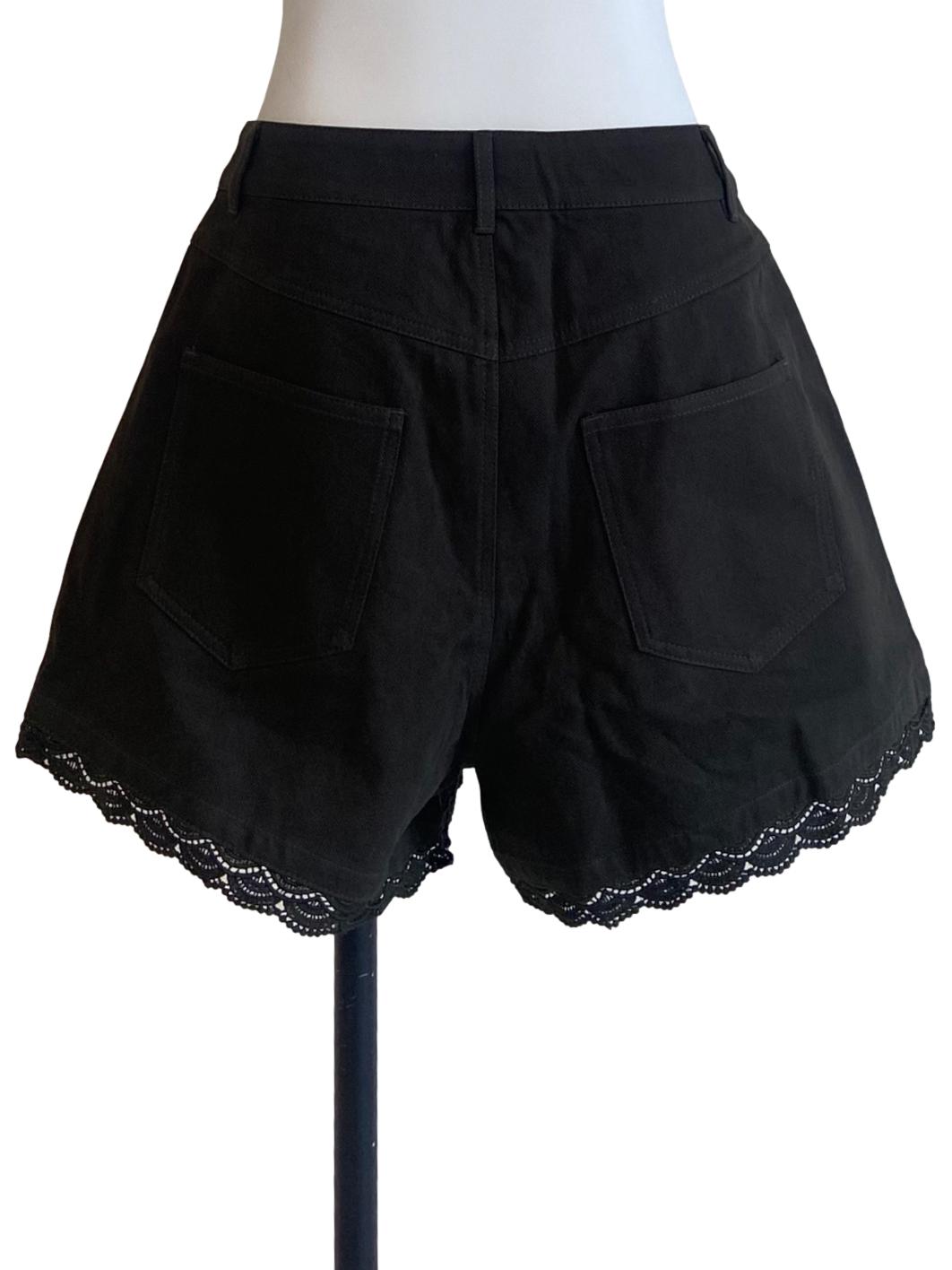 Pickle Green Lace Shorts