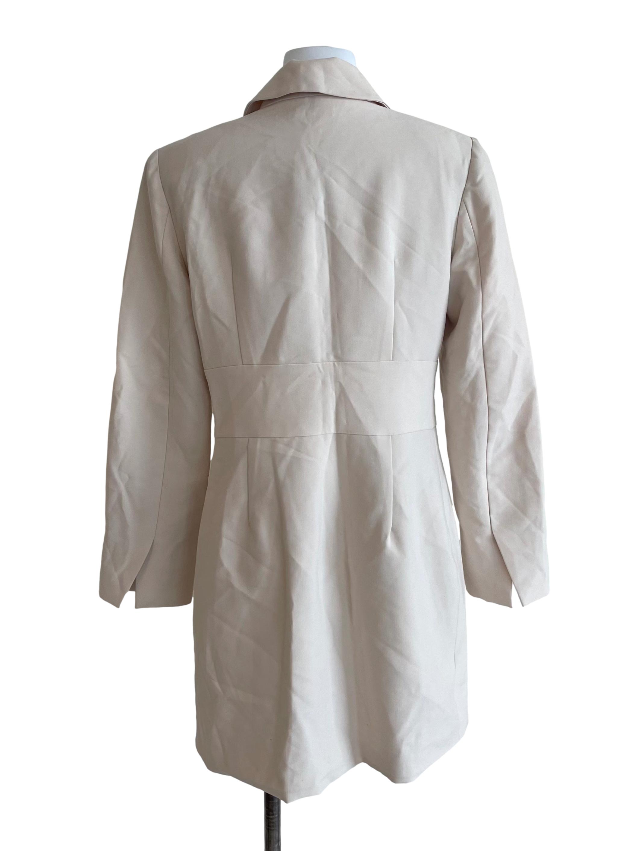 Eggnog Wrap Suit Dress