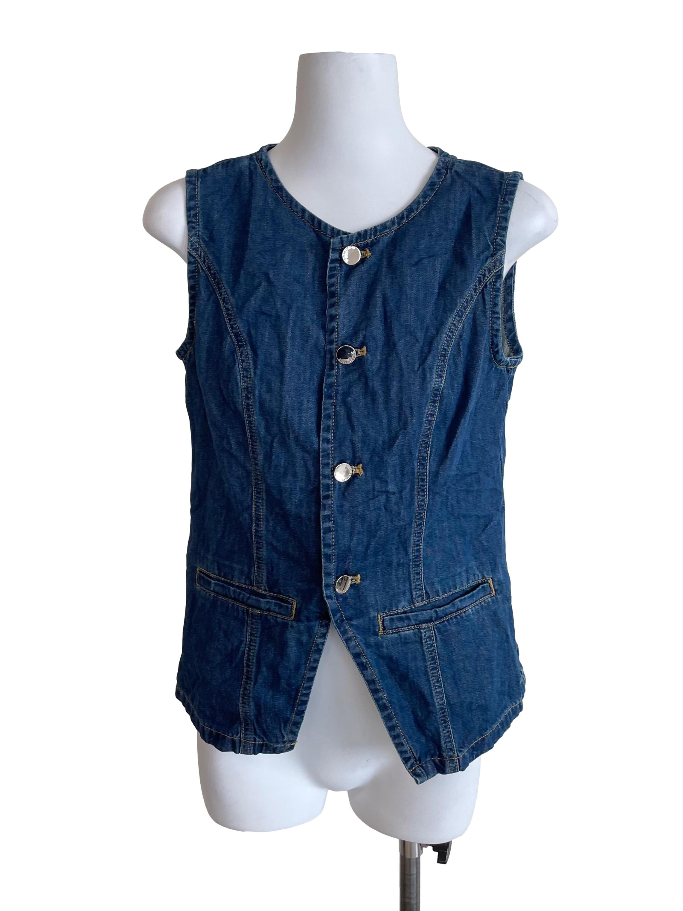 Denim Princess Vest Top