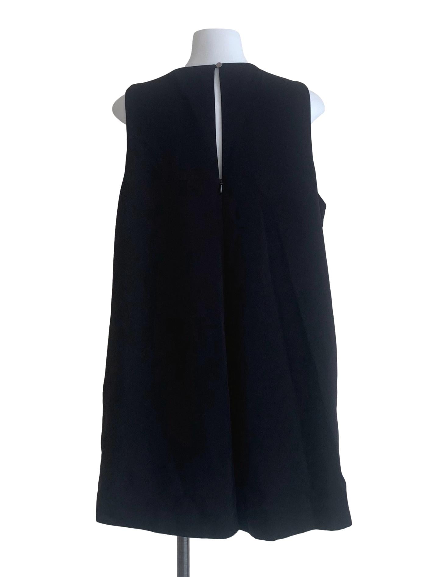 Black Trapezoid Dress LB