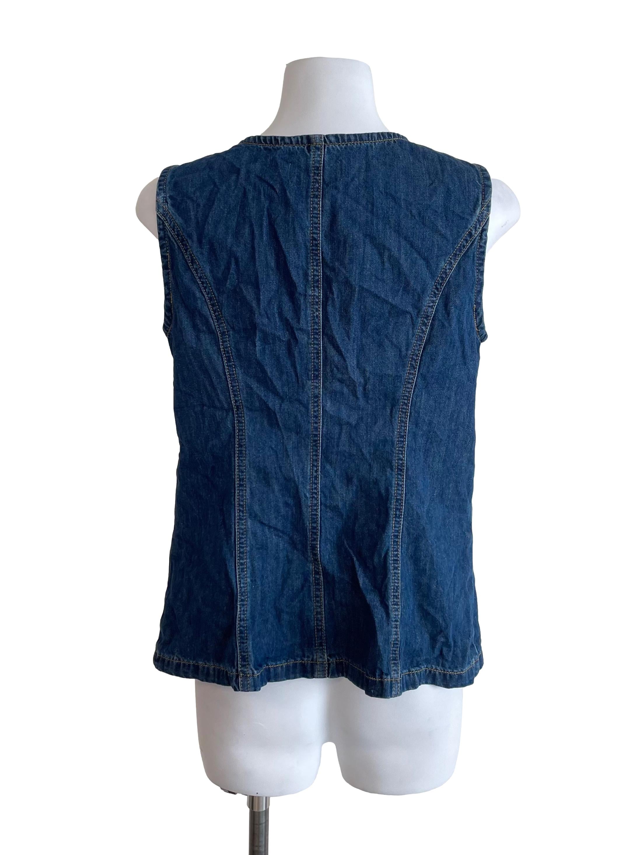 Denim Princess Vest Top