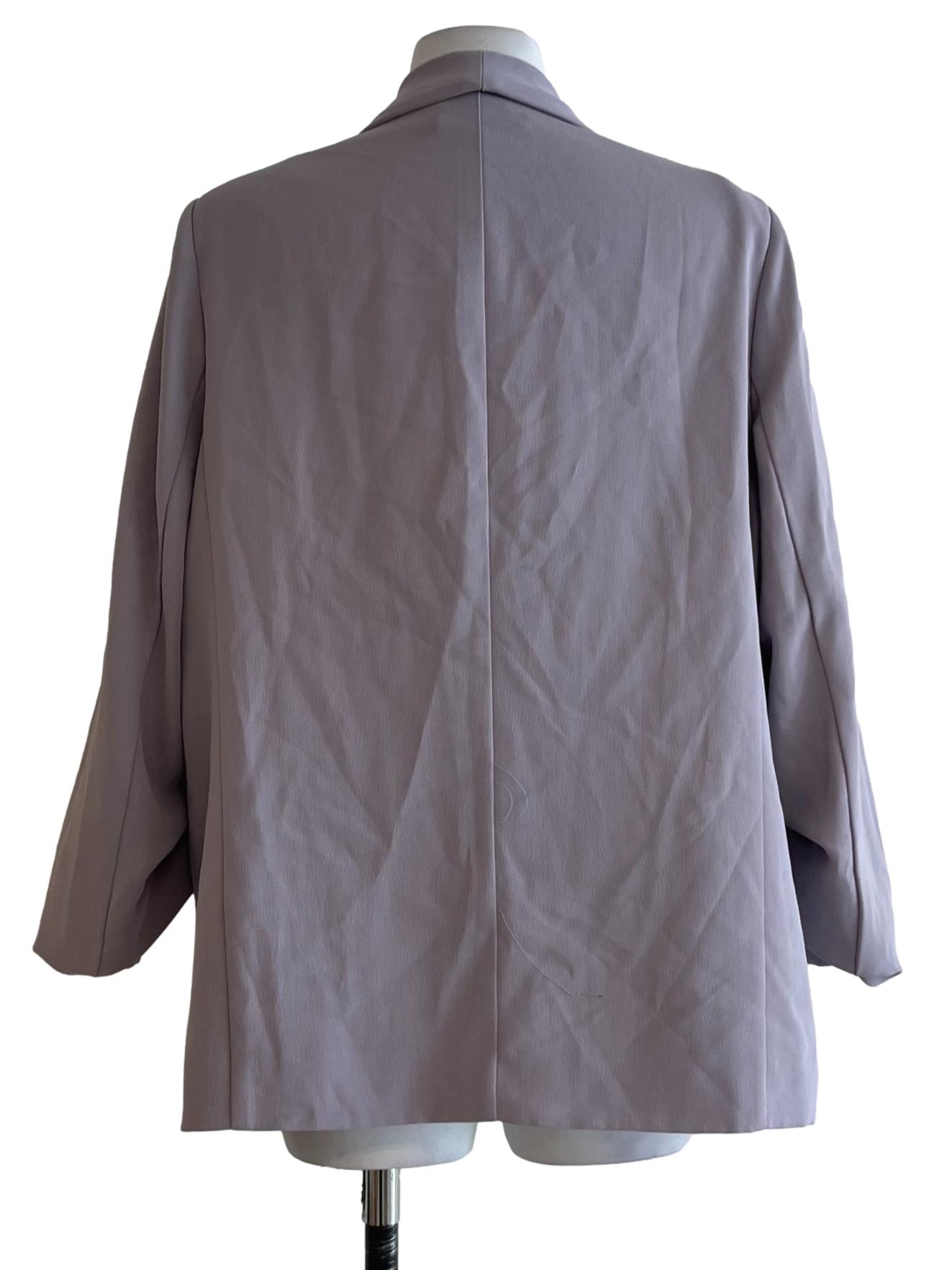Lilac Purple Plain Blazer