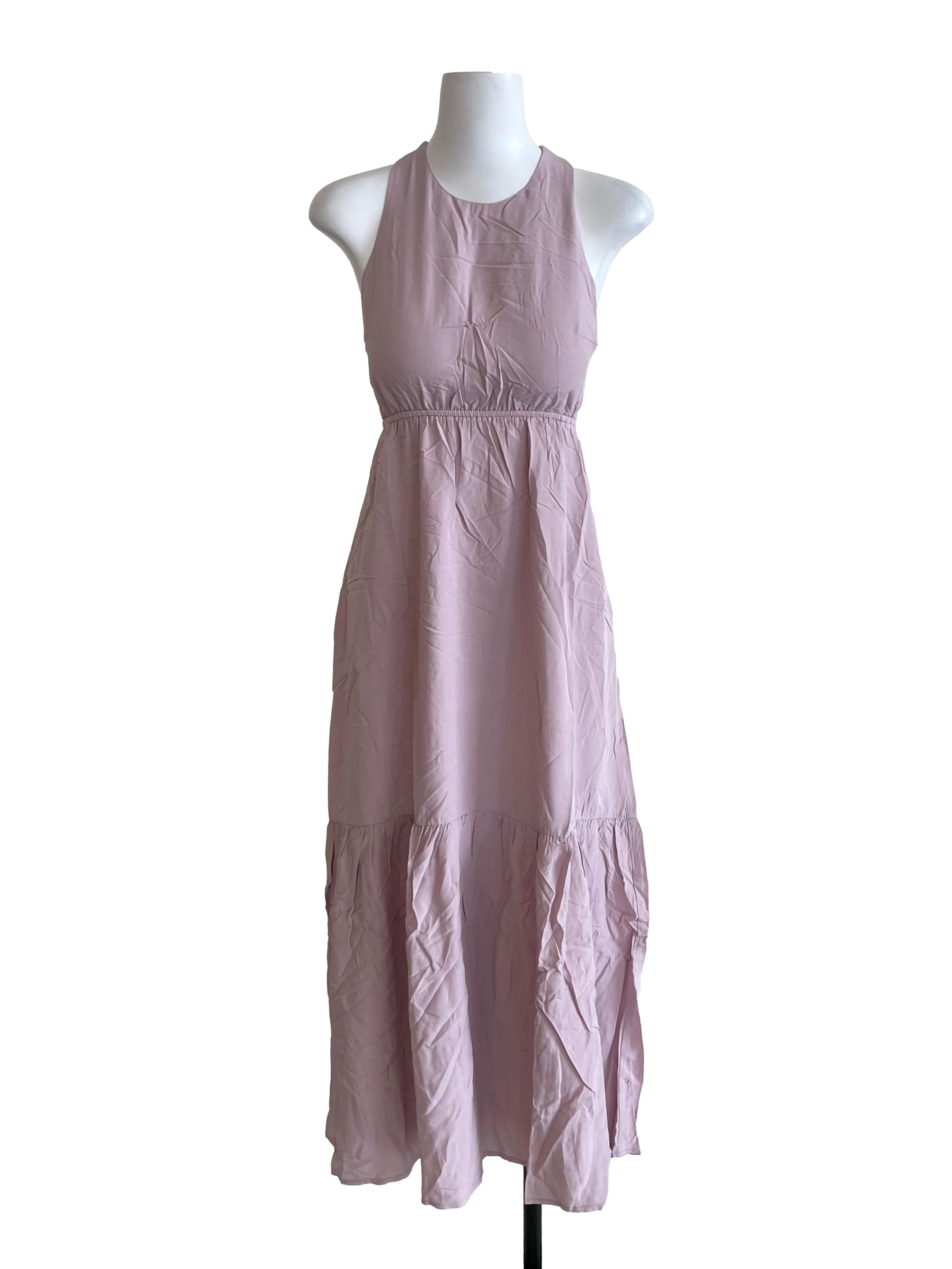 Blush Crossed Back Dress