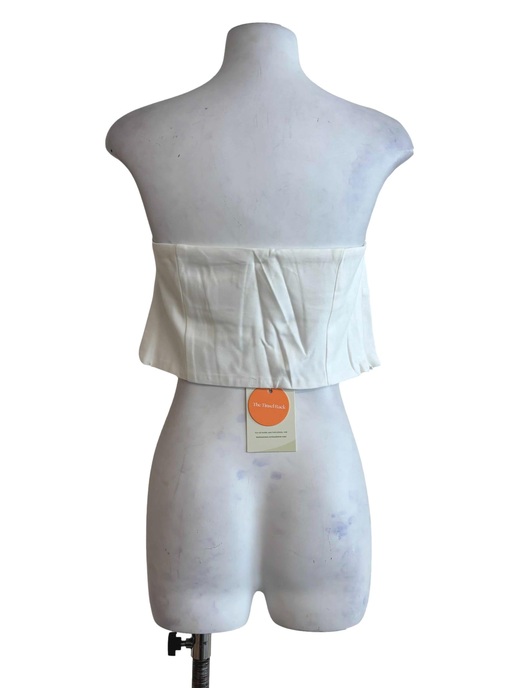 White Amy Padded Tube Top
