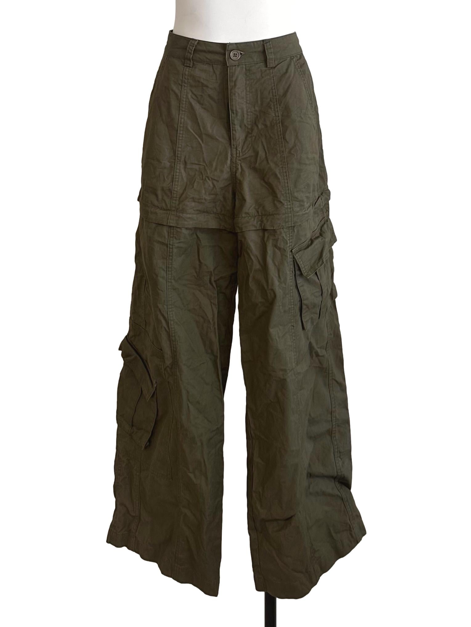 Moss Green Cargo Pants YHF