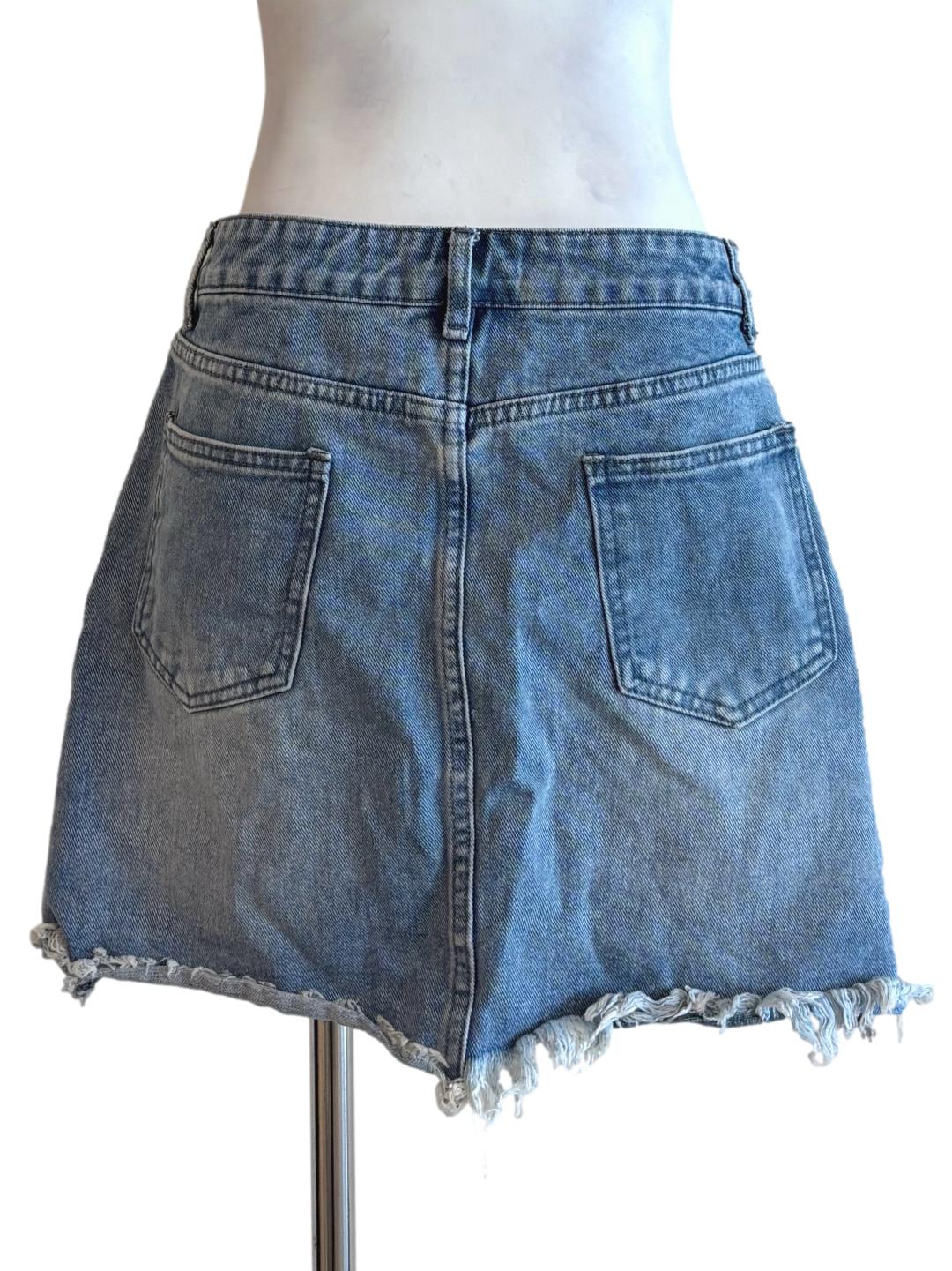 Light Denim Mini Skirt TTR