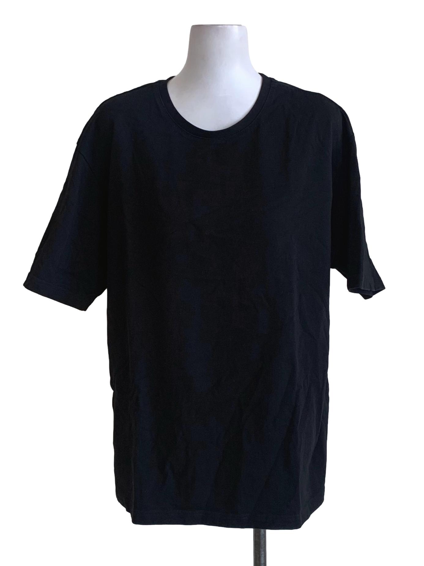 Black Bateau Neckline T-Shirt