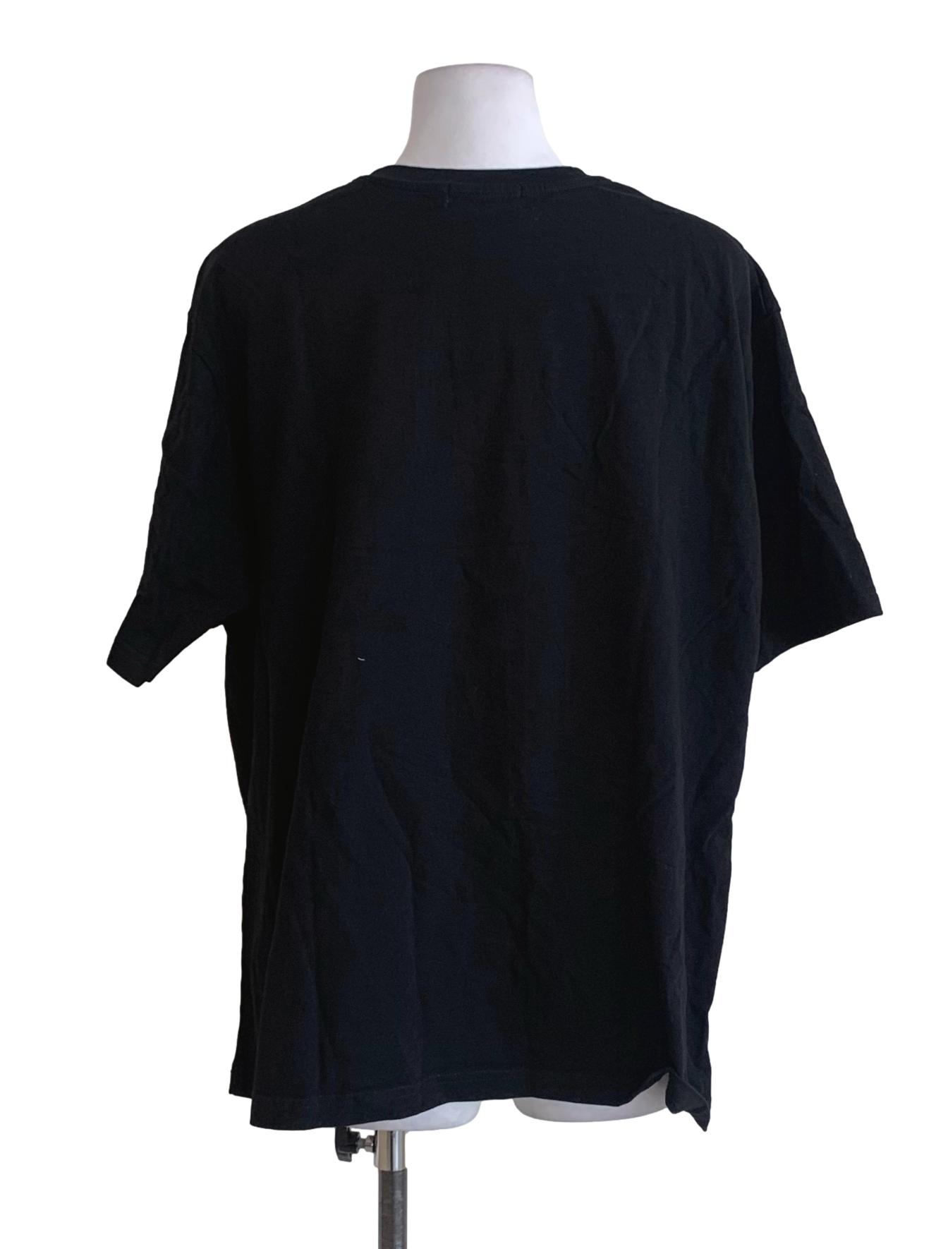 Black Bateau Neckline T-Shirt