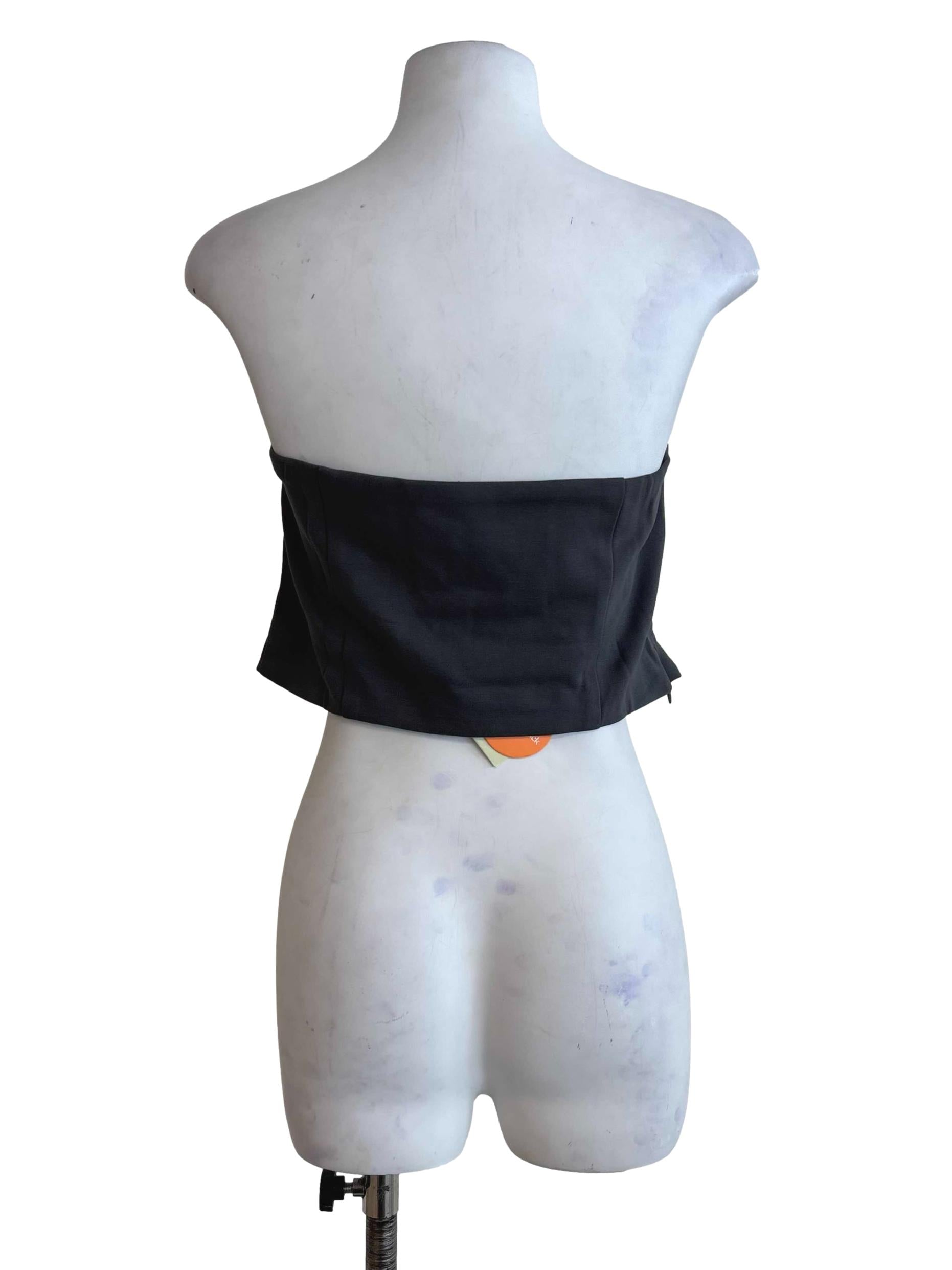 Grey Amy Padded Tube Top