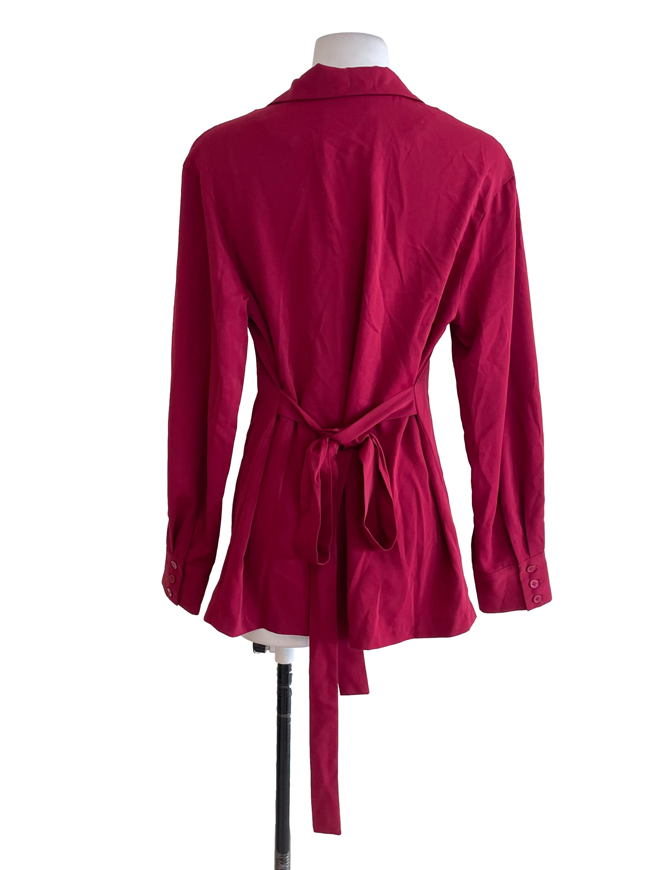 Ruby Red Shirt Dress