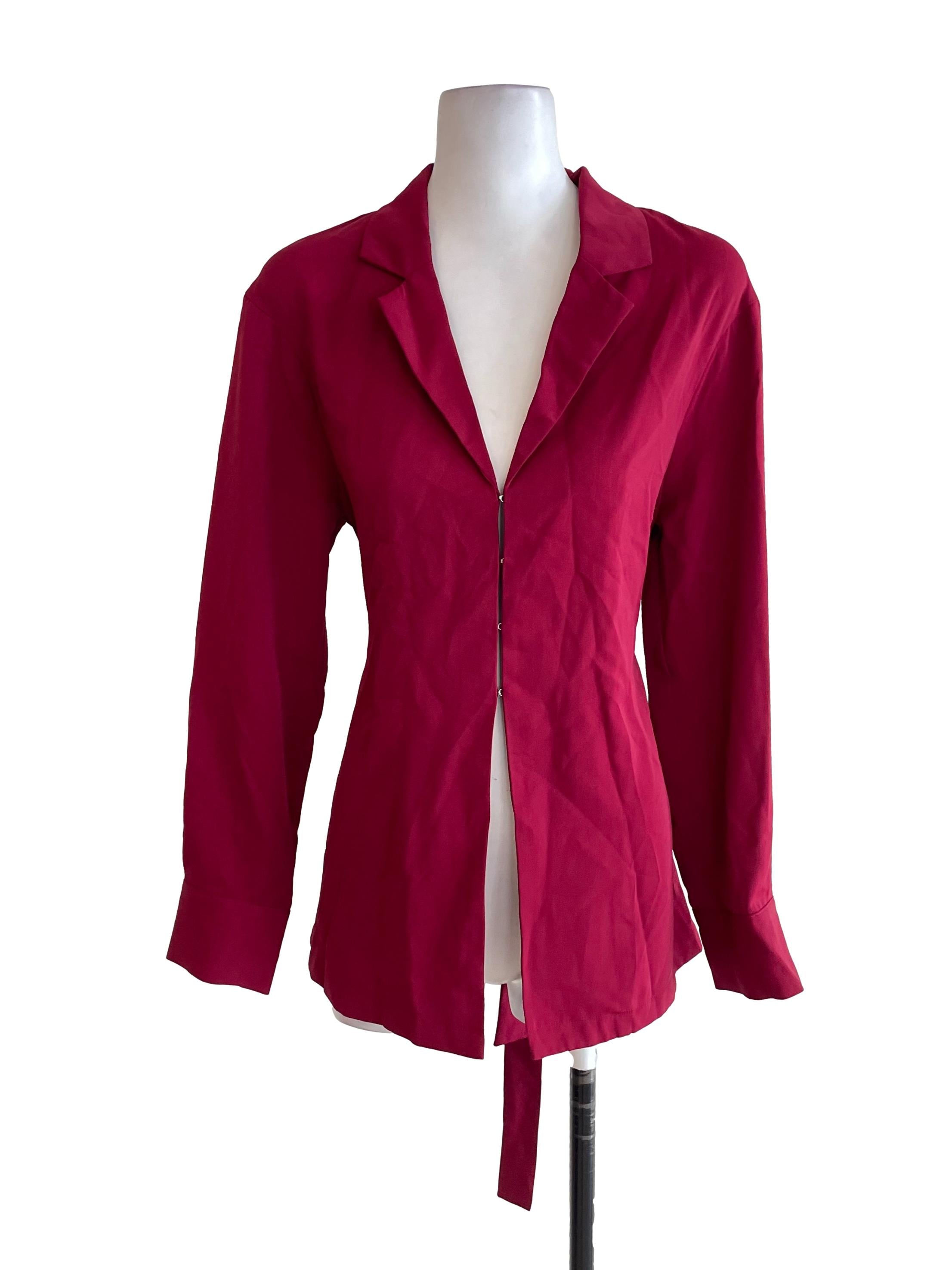 Ruby Red Shirt Dress