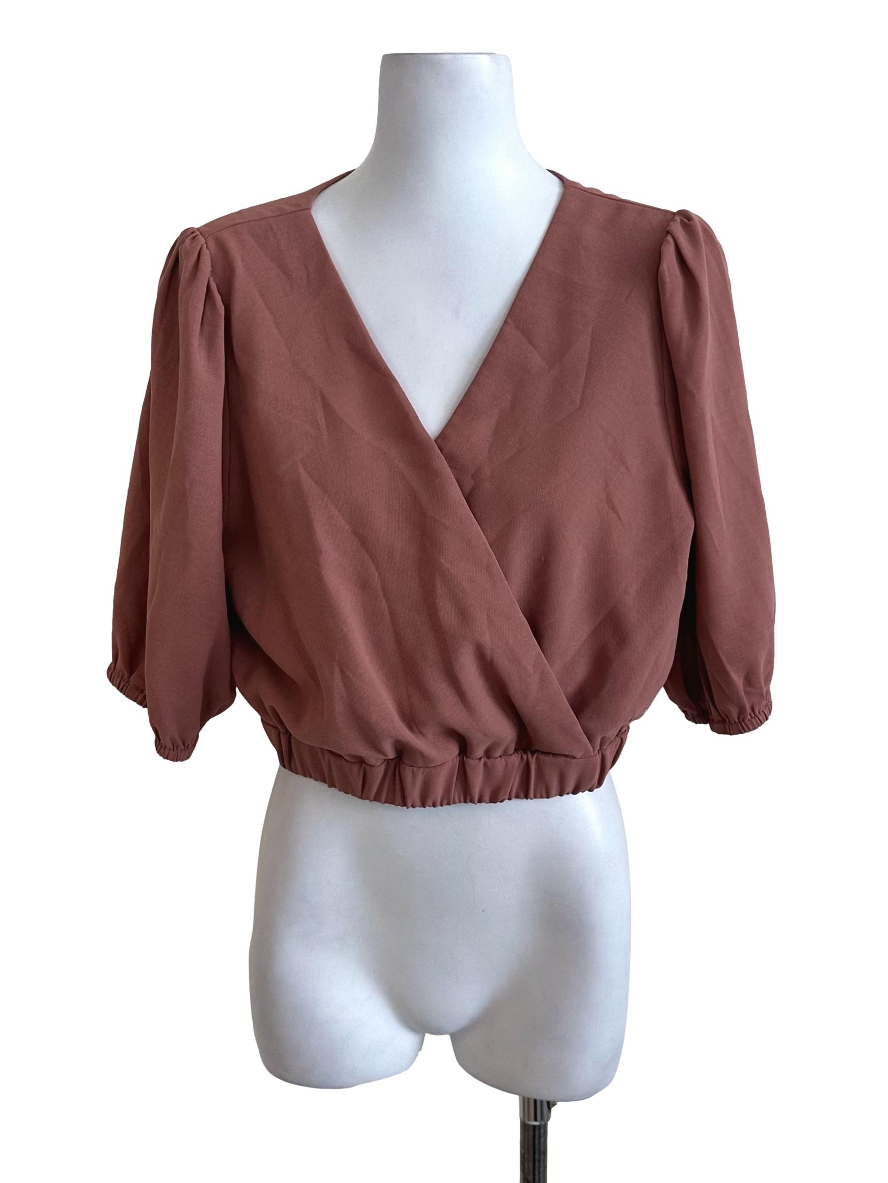 Coral Pink Plain Top