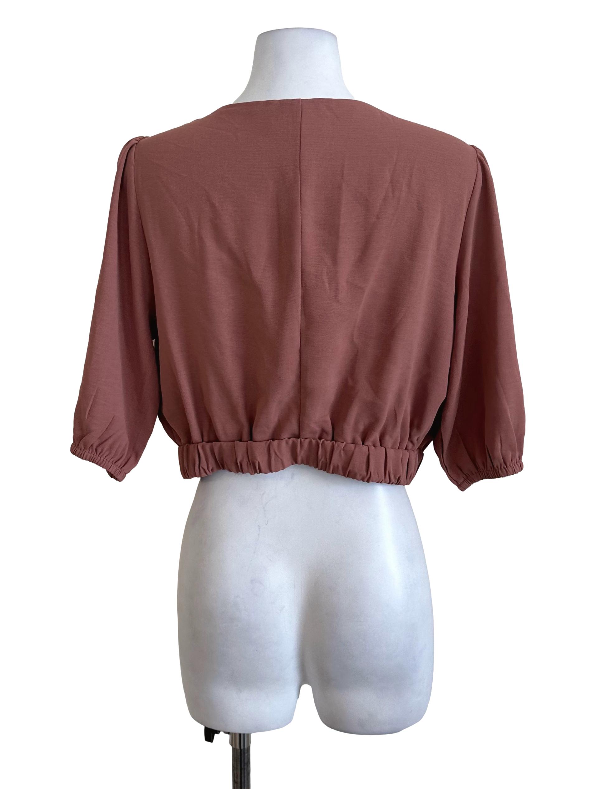 Coral Pink Plain Top