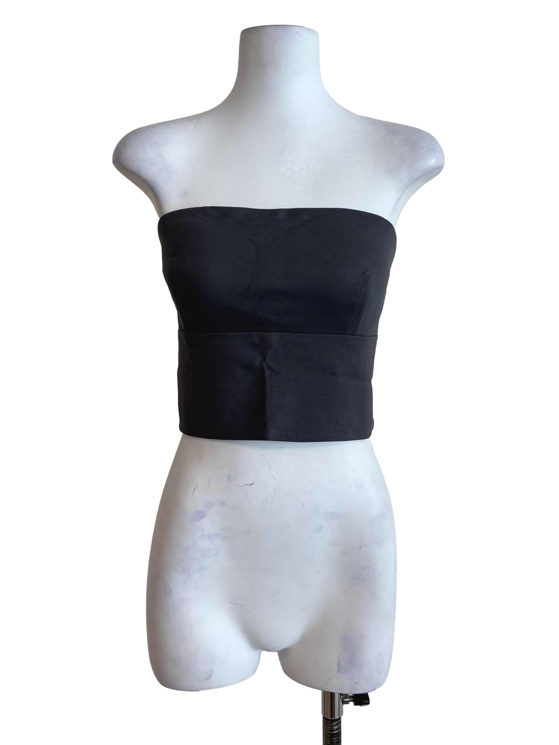 Grey Amy Padded Tube Top