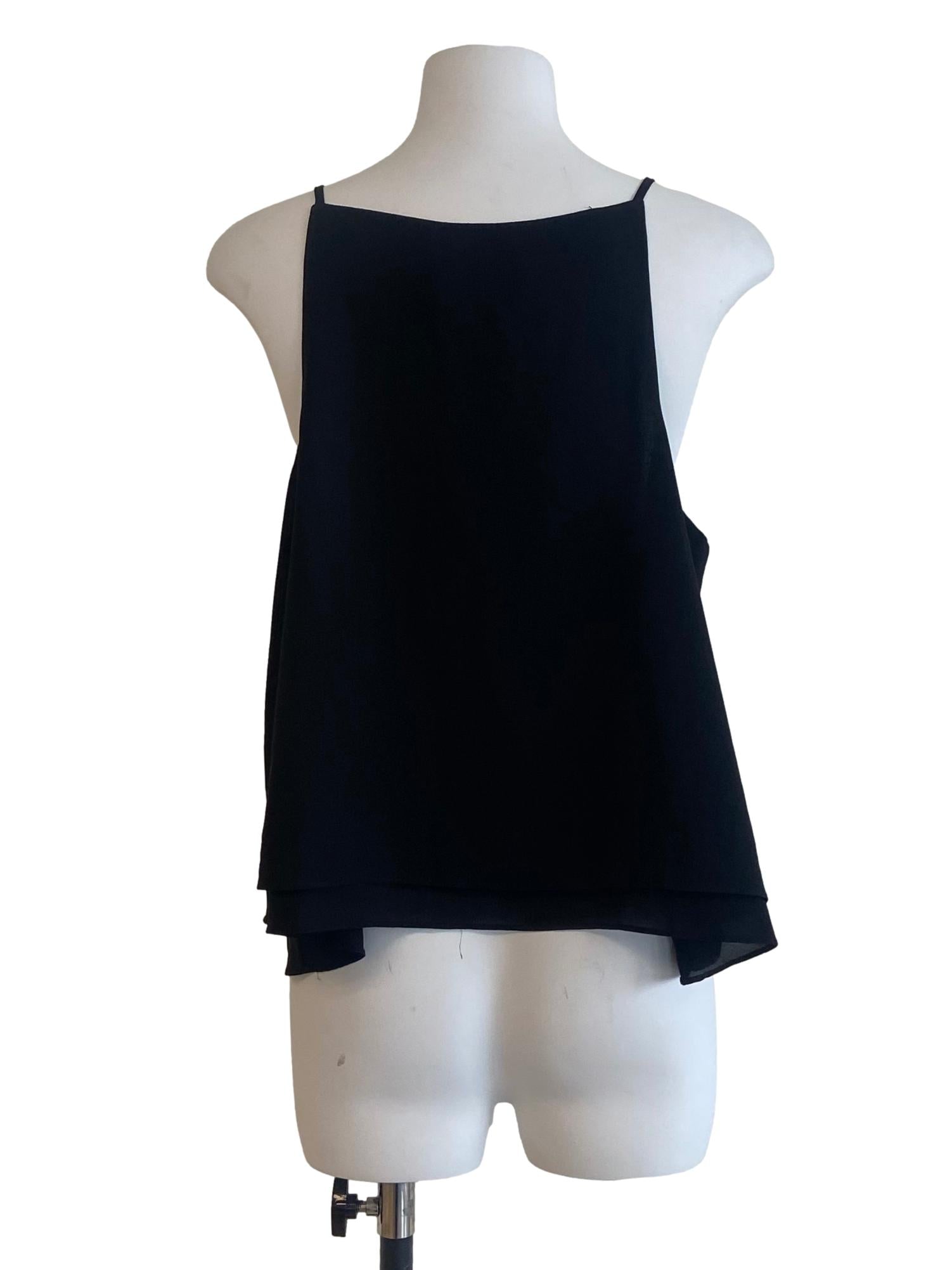 Black Sleeveless Top TEM