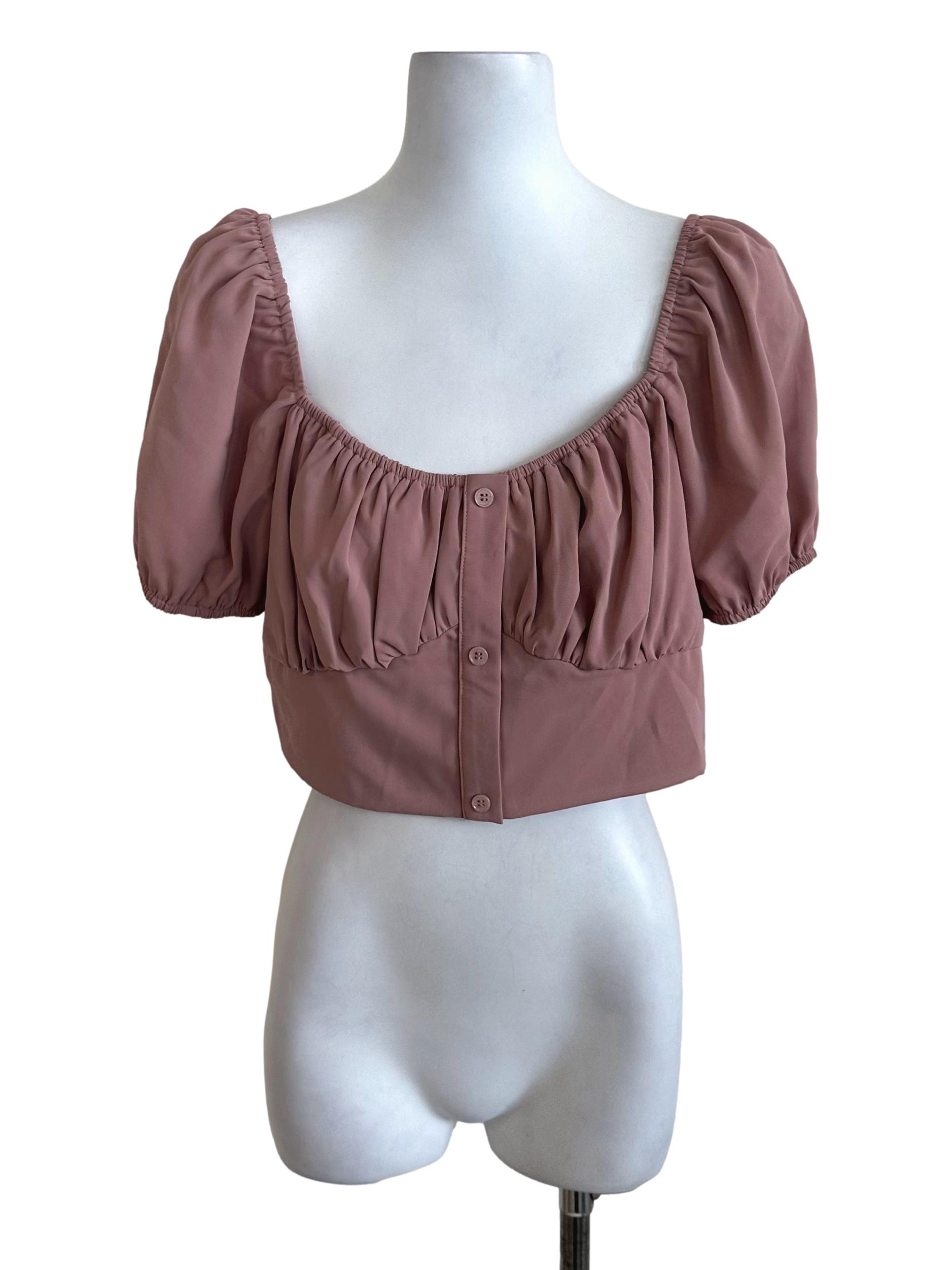 Sepia Pink Plain Top