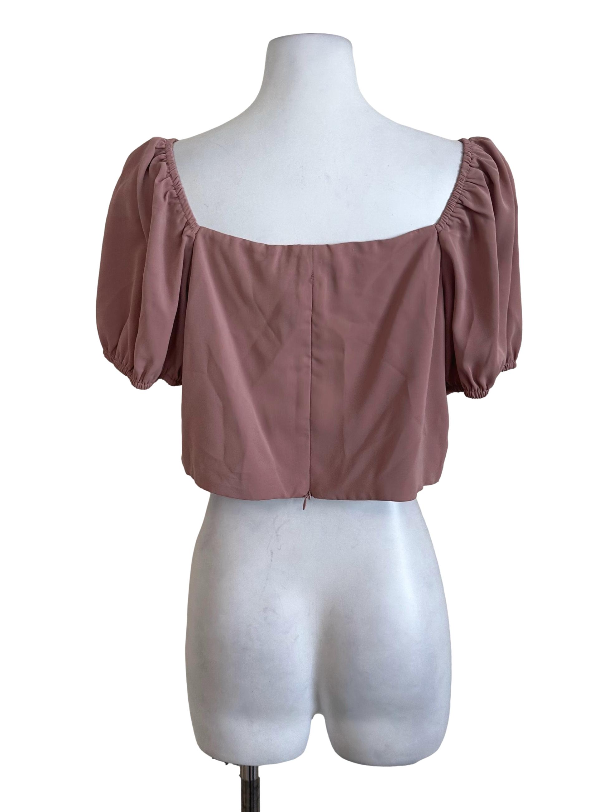 Sepia Pink Plain Top