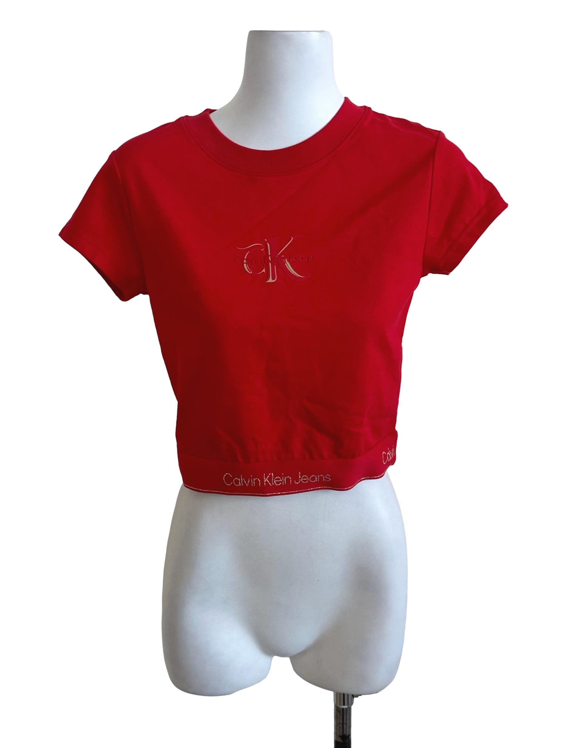 Red Graphic Tee Top