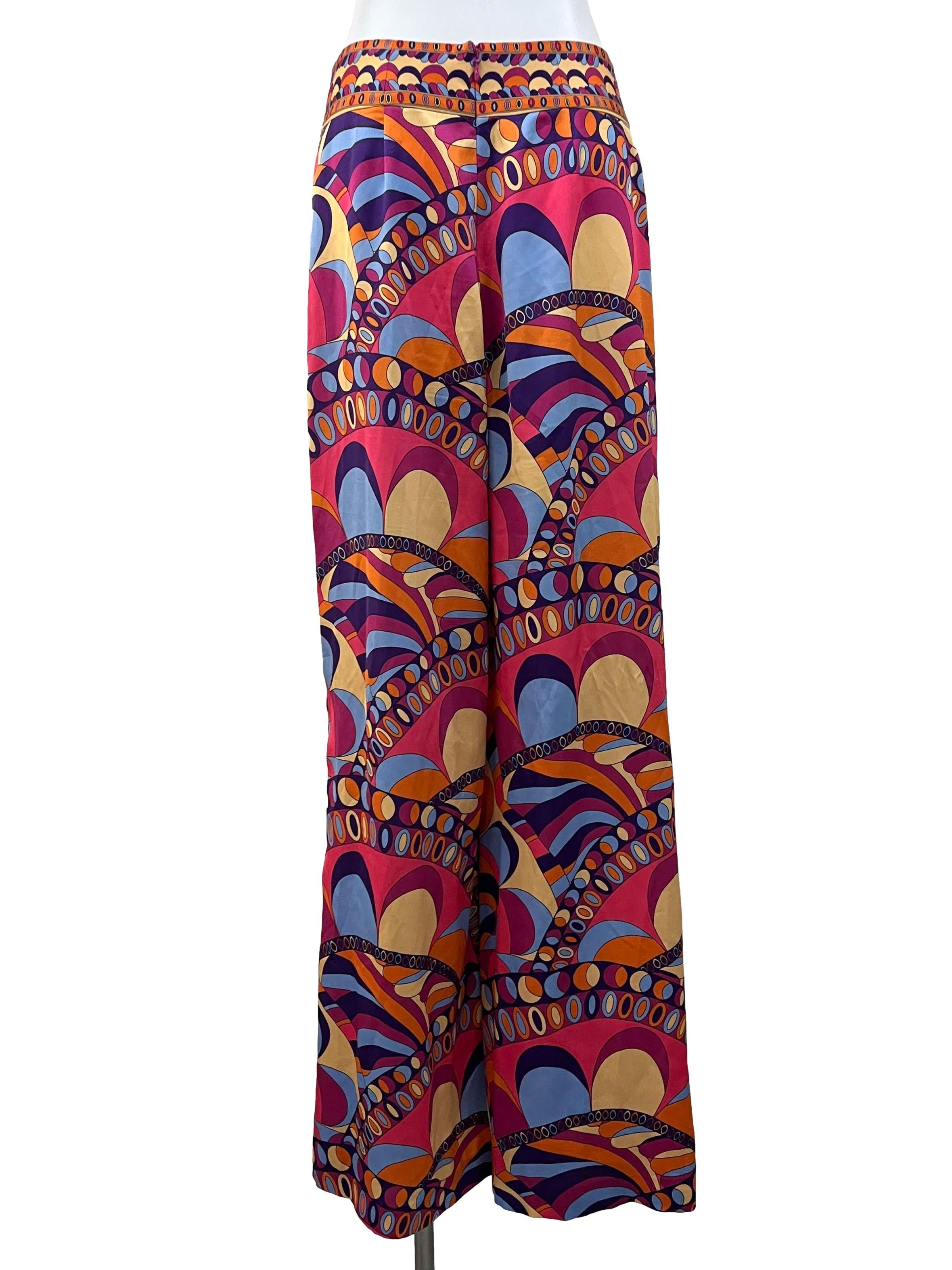 Multicolored Wrap Knot Pants