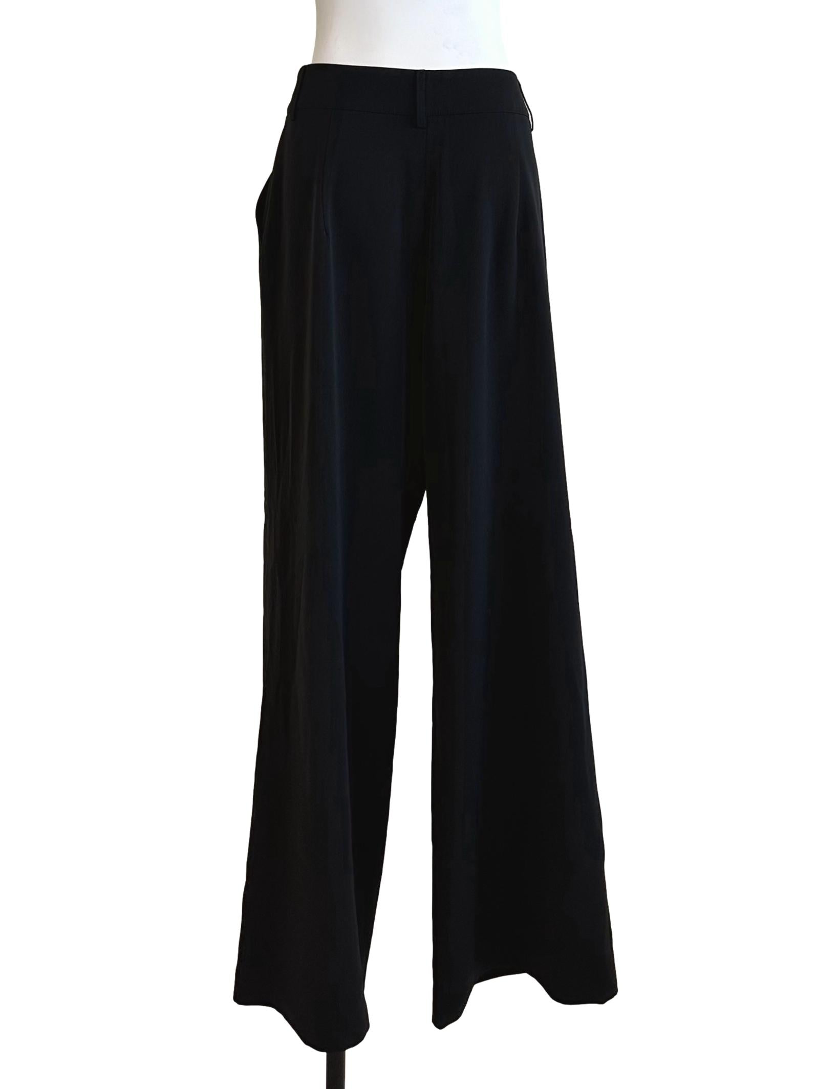 Raven Black High Waist Pants