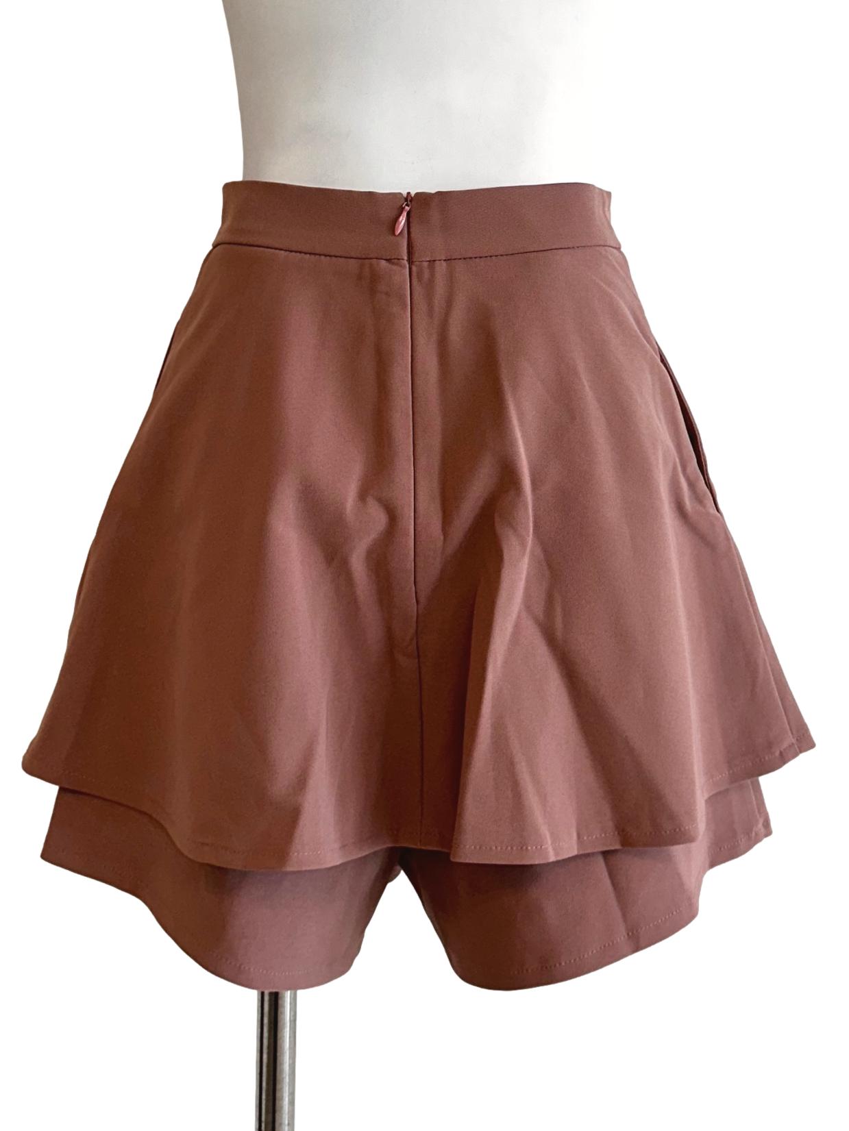 Blush Pink Mini Skort