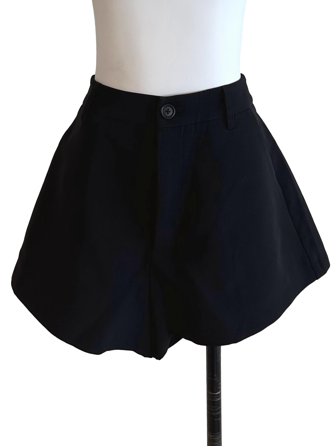 Raven Black Casual Shorts