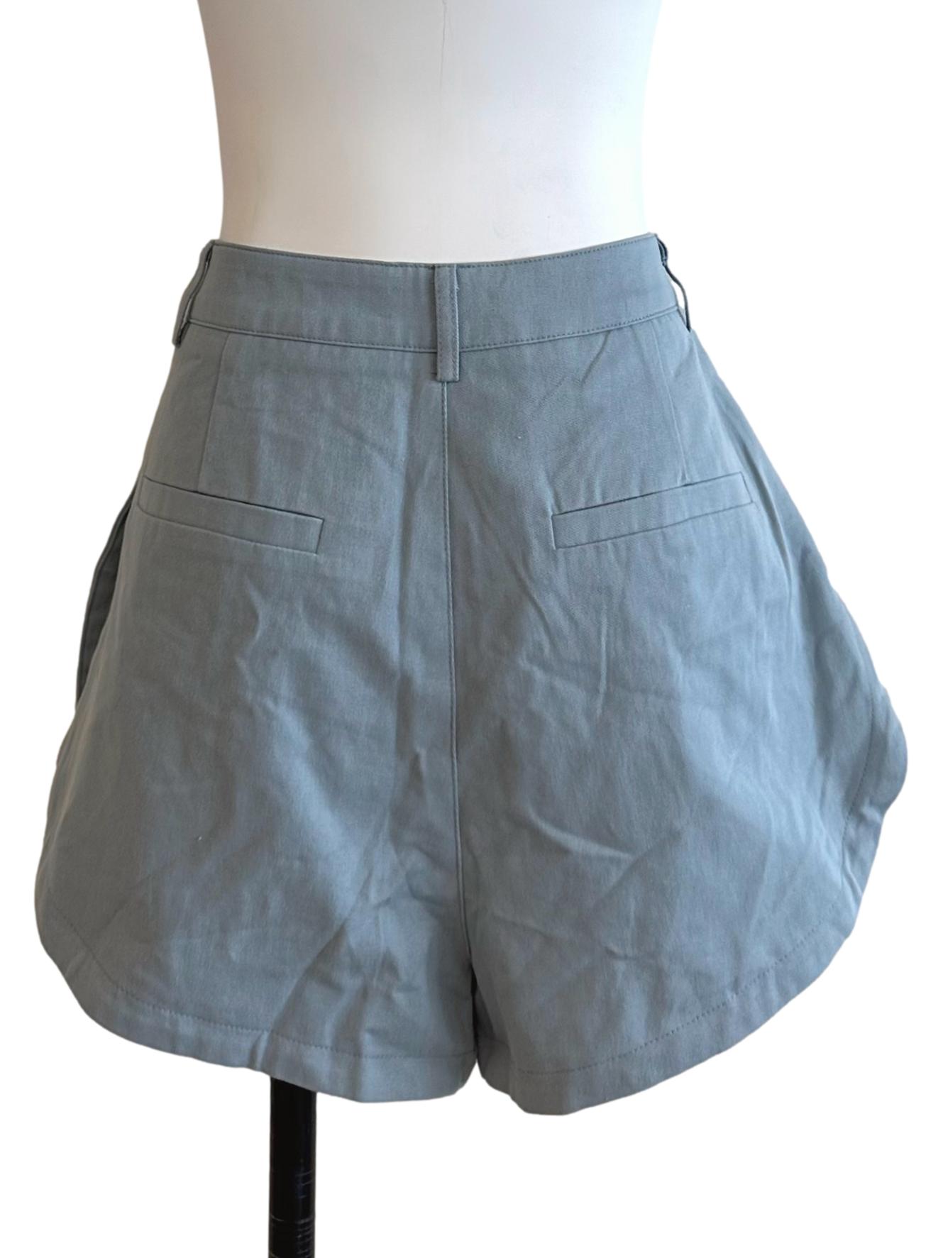 Light Blue Pocket Casual Shorts