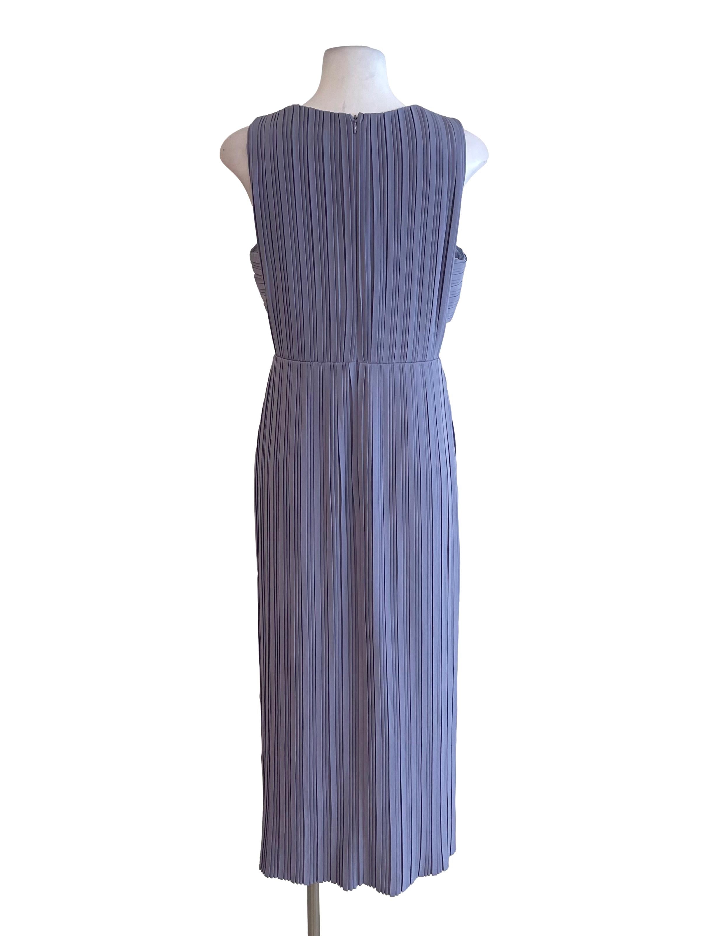 Cool Heather Accordion Open Waist Dress
