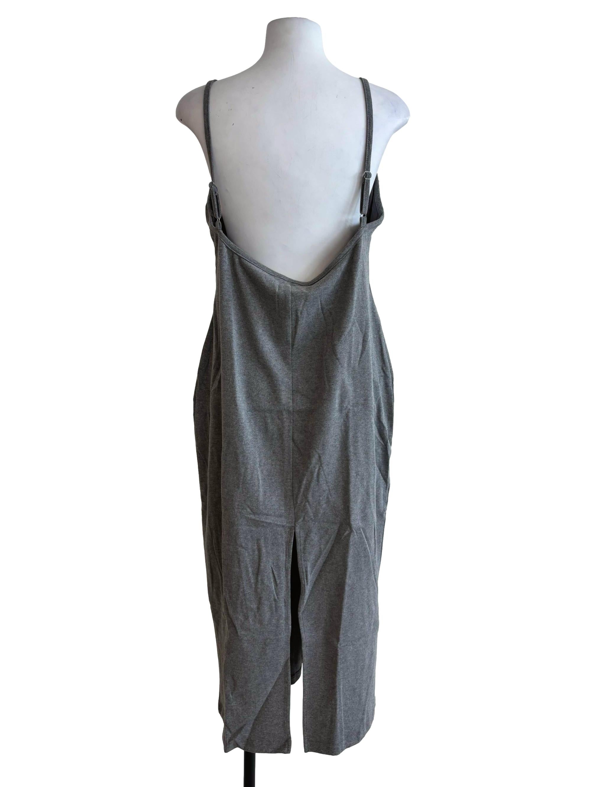 Grey Reine Low Back Padded Dress