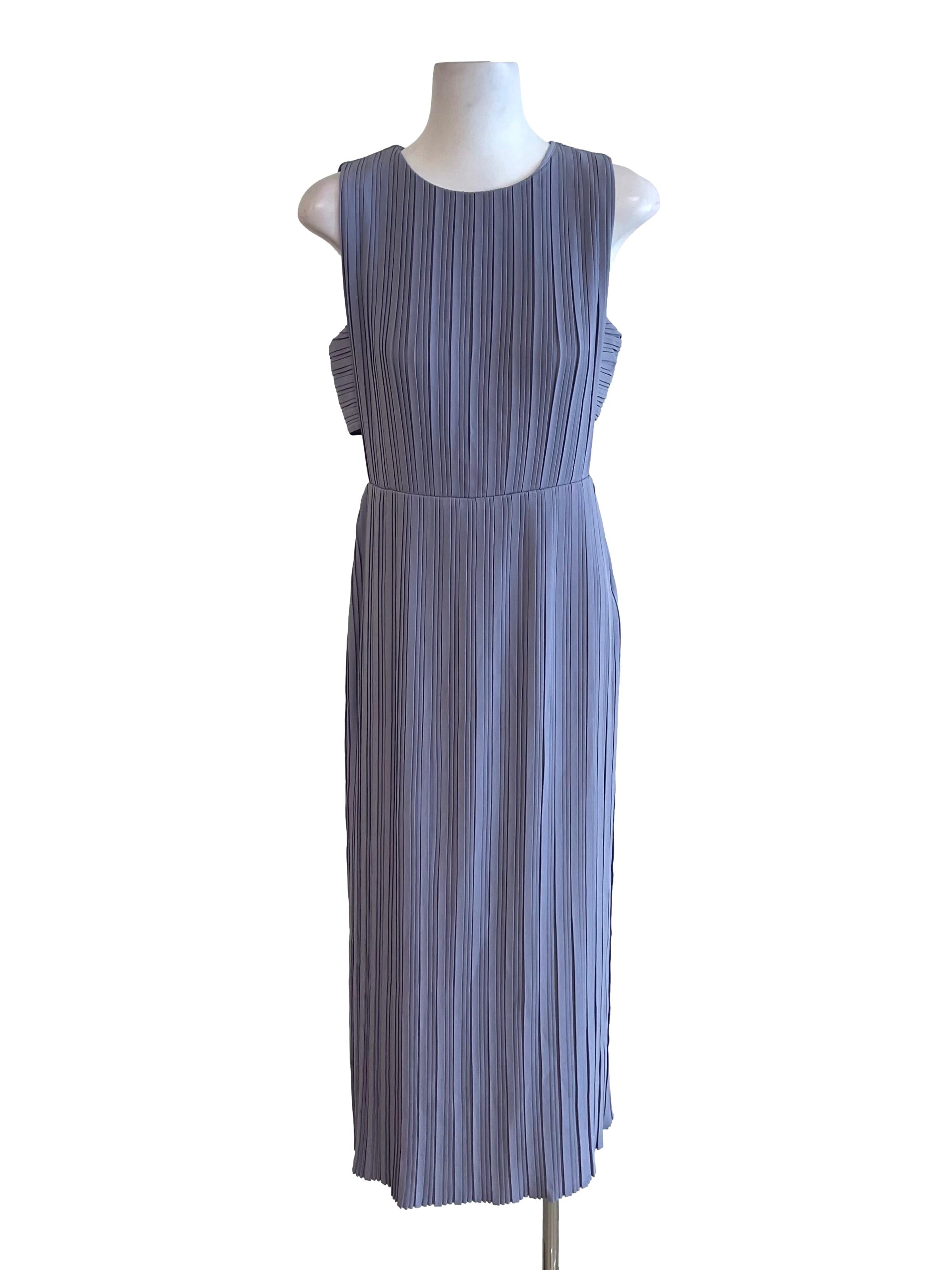 Cool Heather Accordion Open Waist Dress
