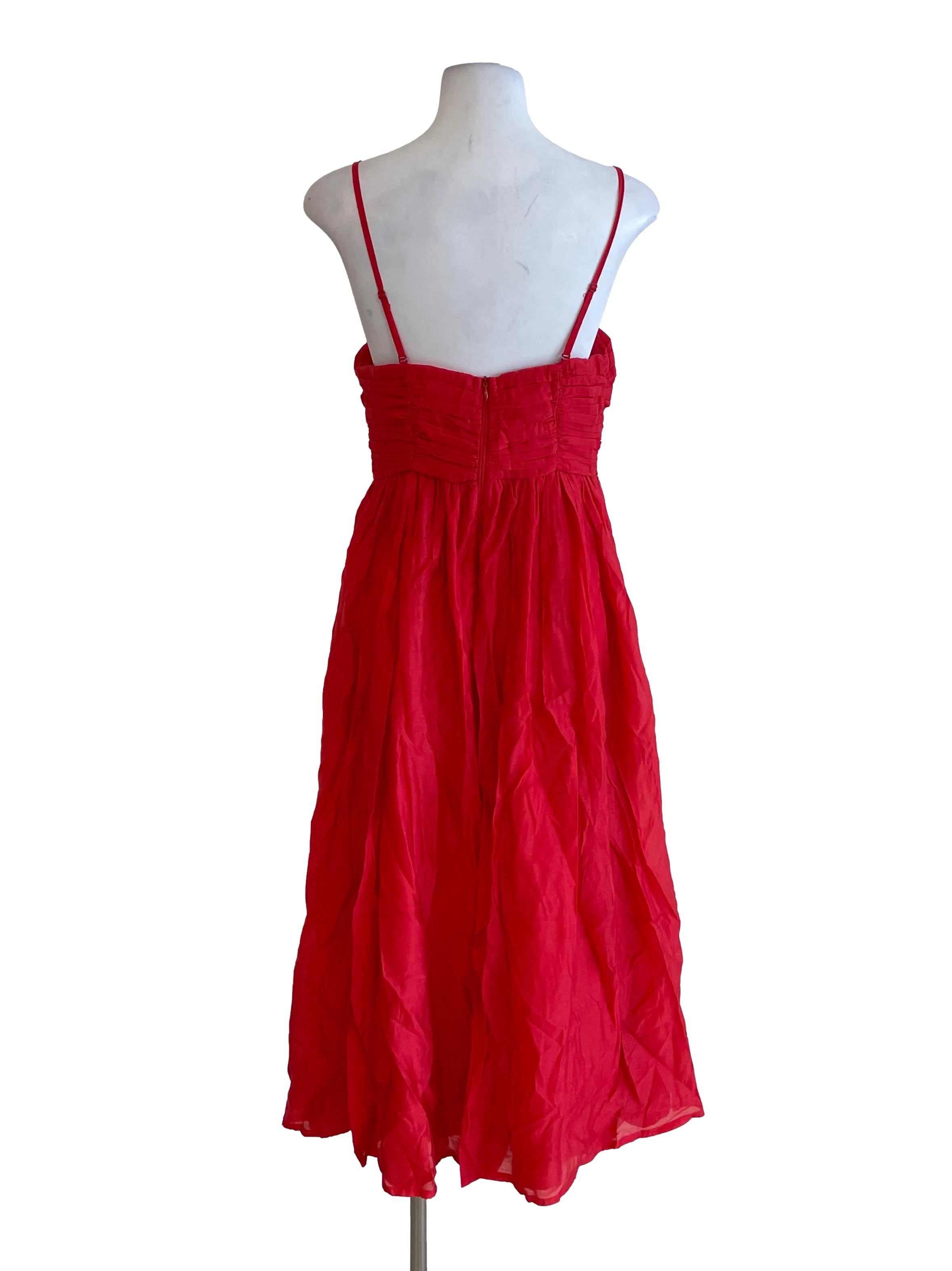 Rose Scrunch Bouffant Dress