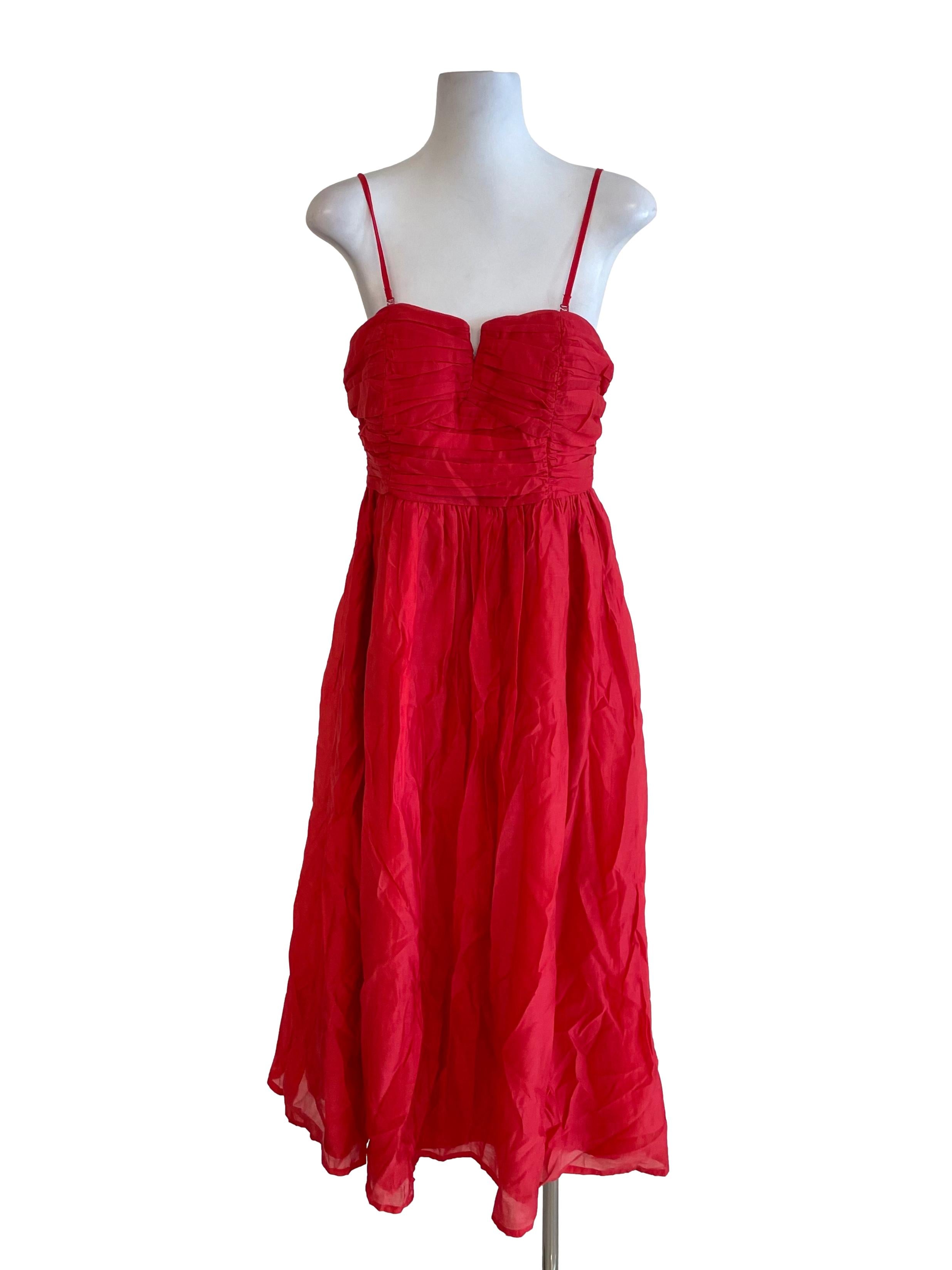 Rose Scrunch Bouffant Dress